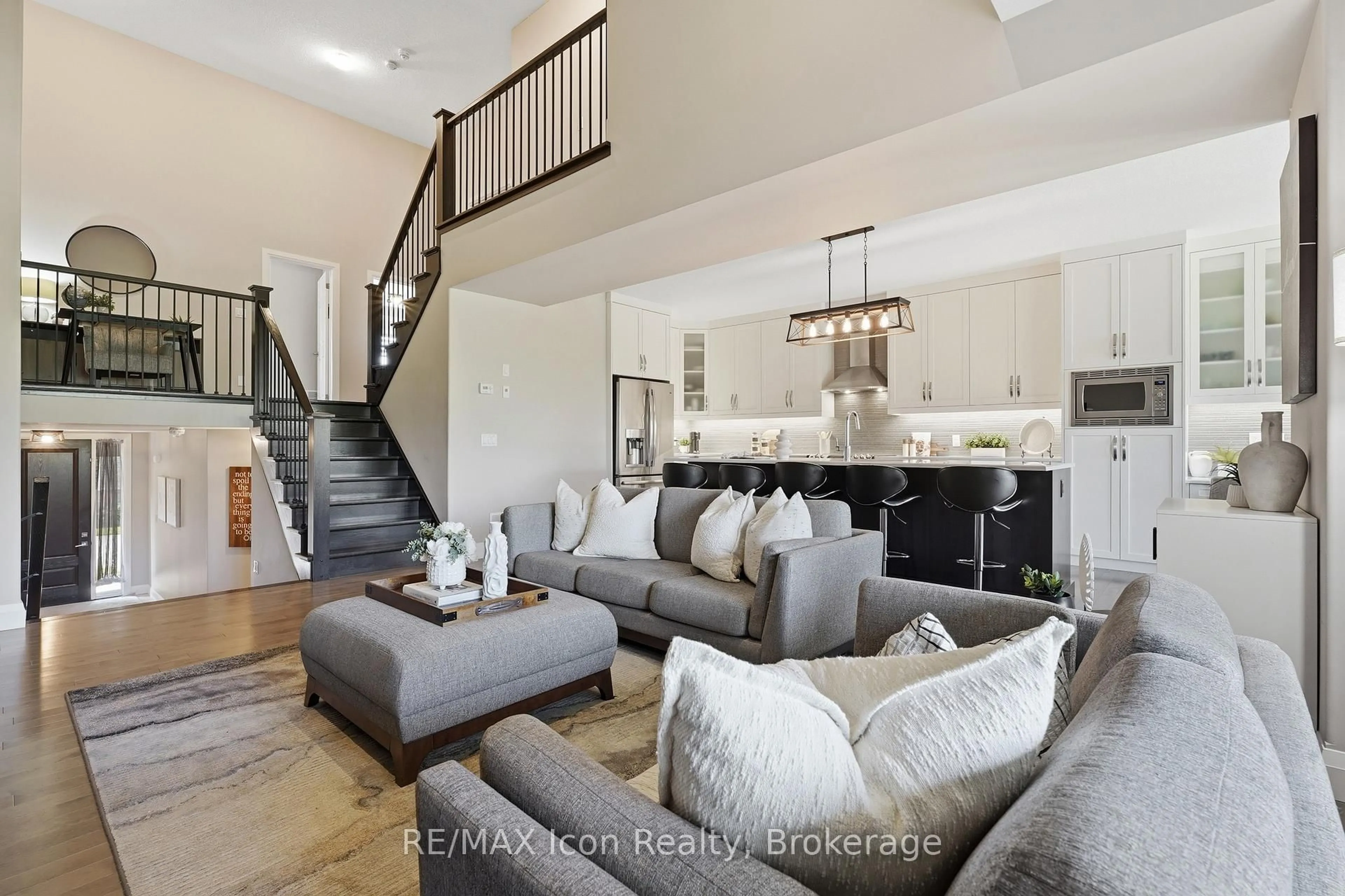 Living room with furniture, unknown for 243 Grey Silo Rd #53, Waterloo Ontario N2K 0B9