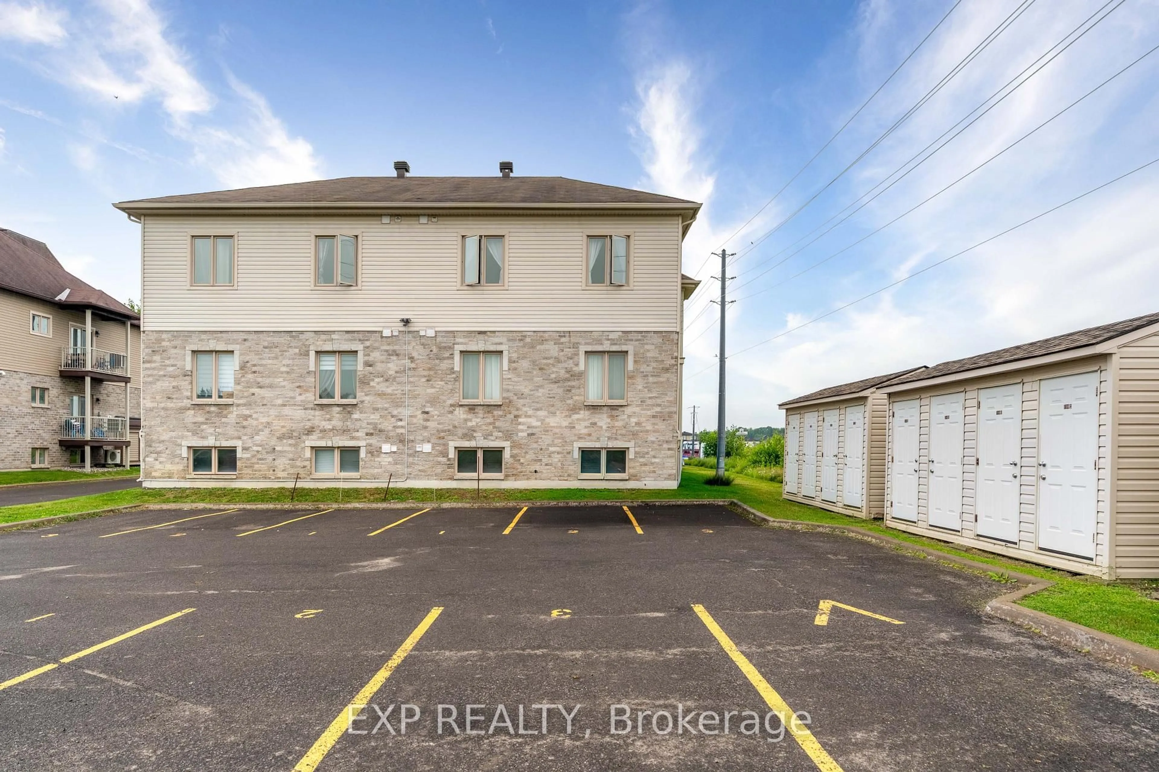 A pic from outside/outdoor area/front of a property/back of a property/a pic from drone, building for 203 Bourdeau Blvd #3, The Nation Ontario K0A 2M0