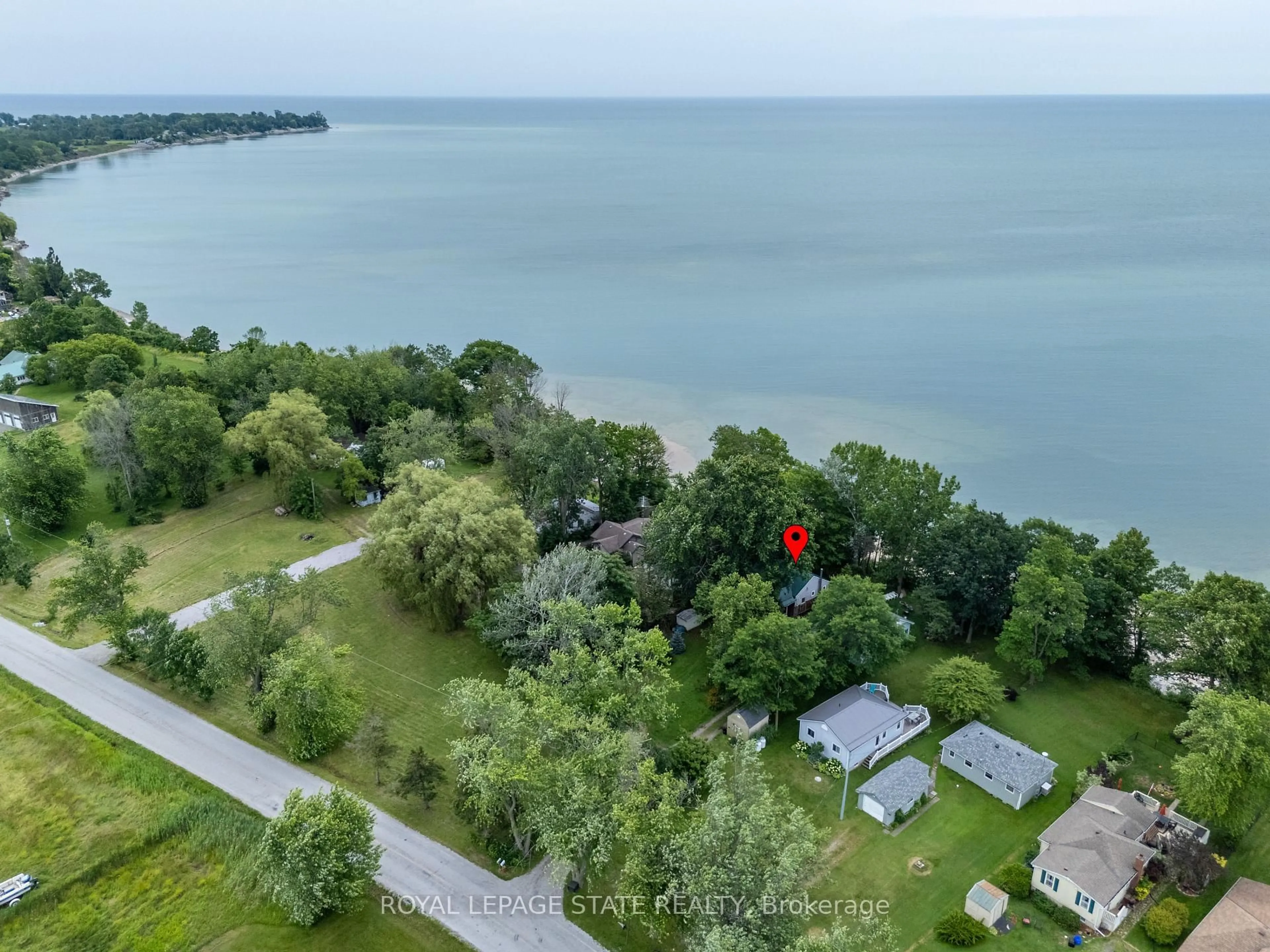 A pic from outside/outdoor area/front of a property/back of a property/a pic from drone, water/lake/river/ocean view for 472 South Coast Dr, Haldimand Ontario N0A 1P0