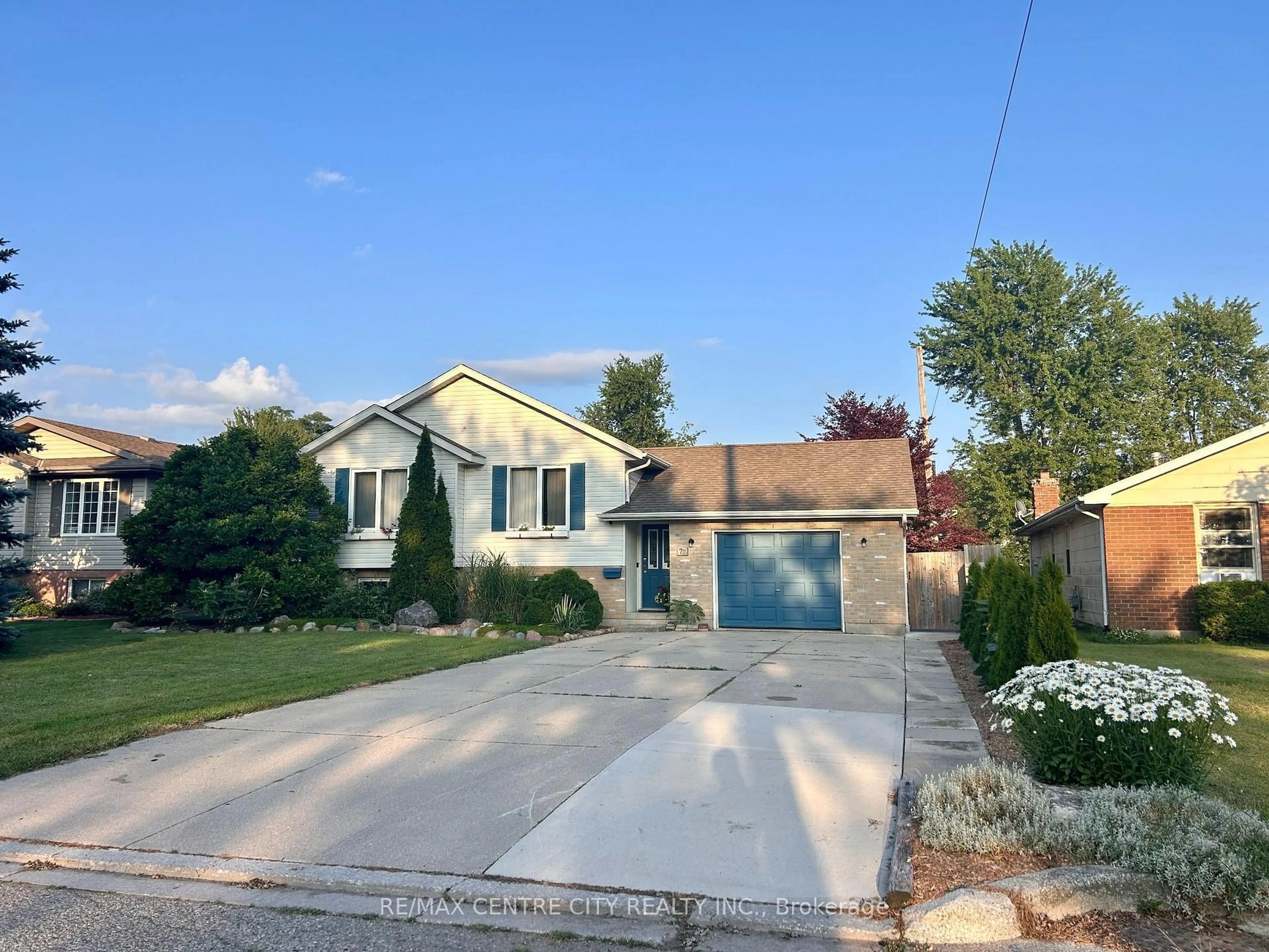 Home with vinyl exterior material, street for 78 Chittim Rd, Chatham-Kent Ontario N0P 1A0