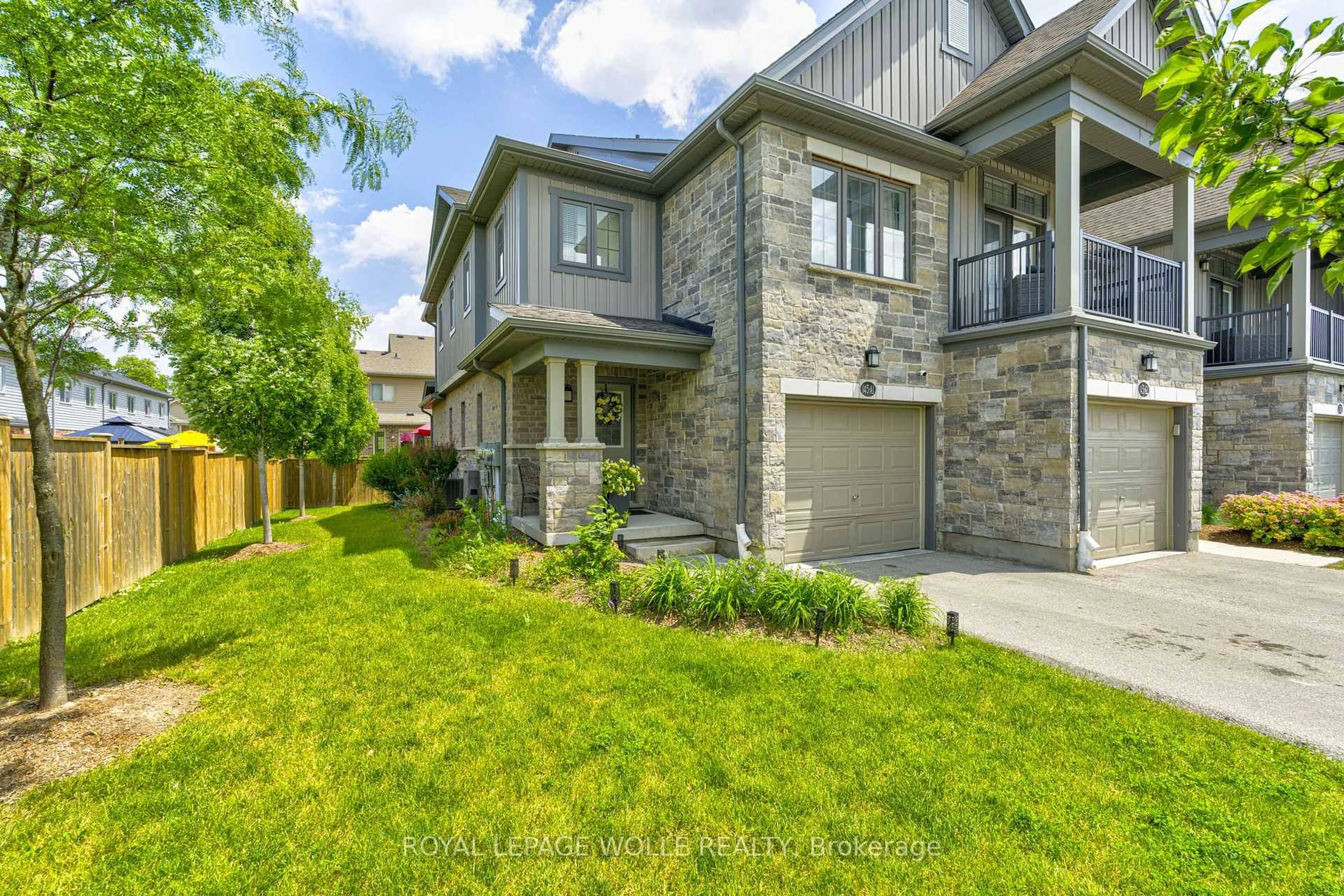 Home with brick exterior material, street for 145 South Creek Dr #A1, Kitchener Ontario N2P 0E1