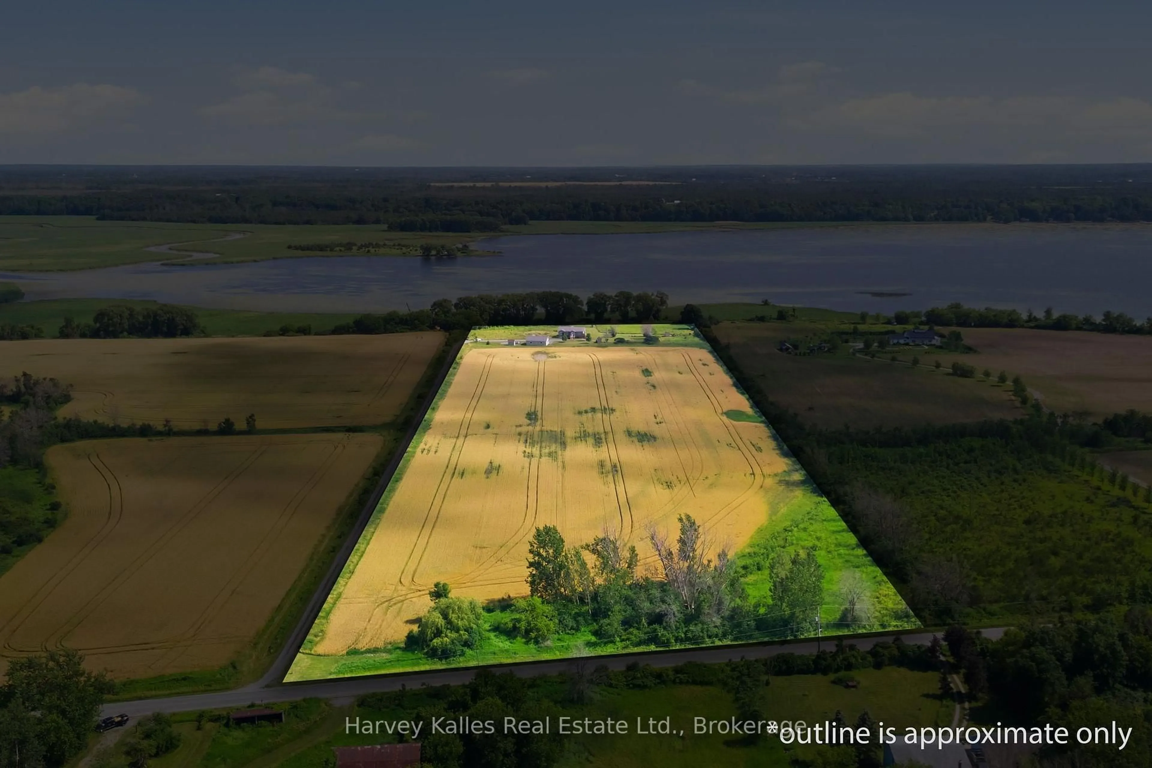 A pic from outside/outdoor area/front of a property/back of a property/a pic from drone, water/lake/river/ocean view for 388 South Big Island Rd, Prince Edward County Ontario K0K 1W0