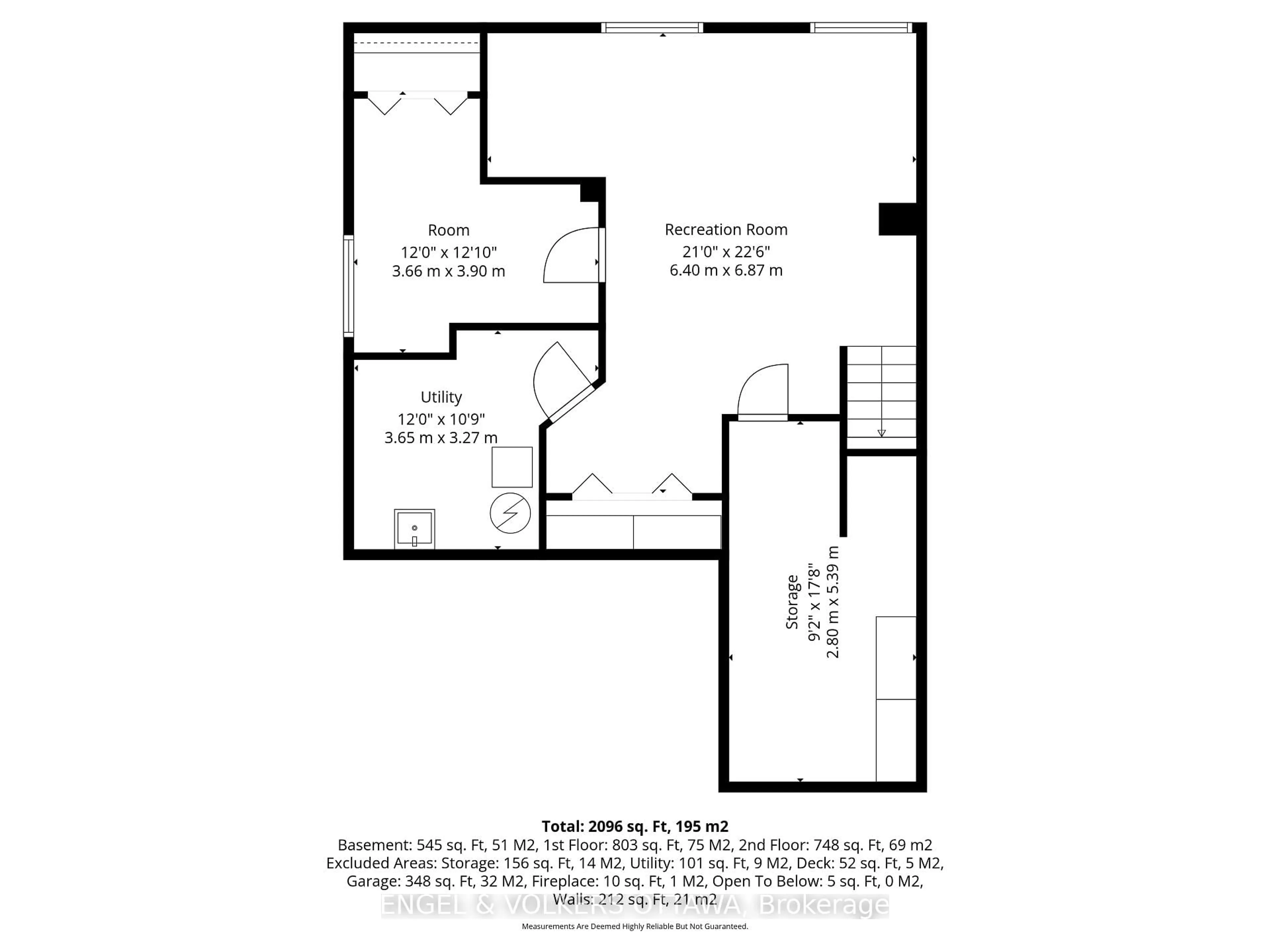 Floor plan for 7 DRYSDALE St, Kanata Ontario K2K 3L3