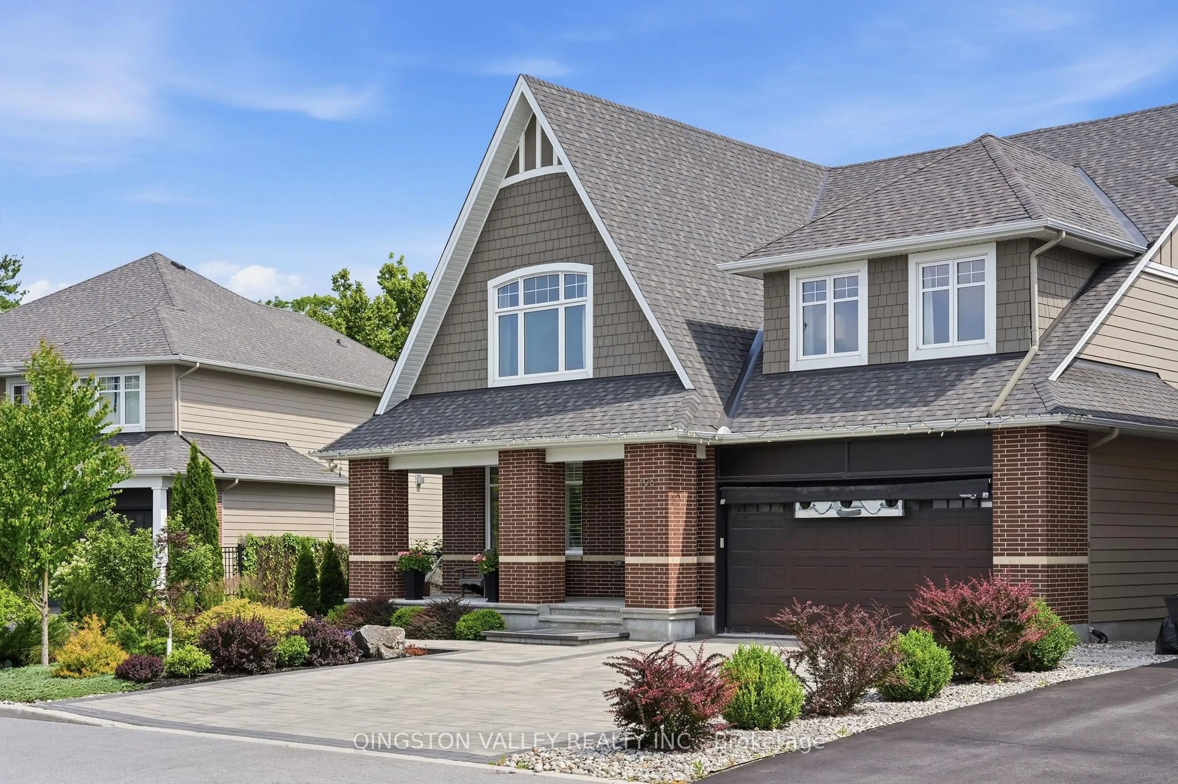Home with brick exterior material, street for 198 Escarpment Cres, Kanata Ontario K2T 0L7
