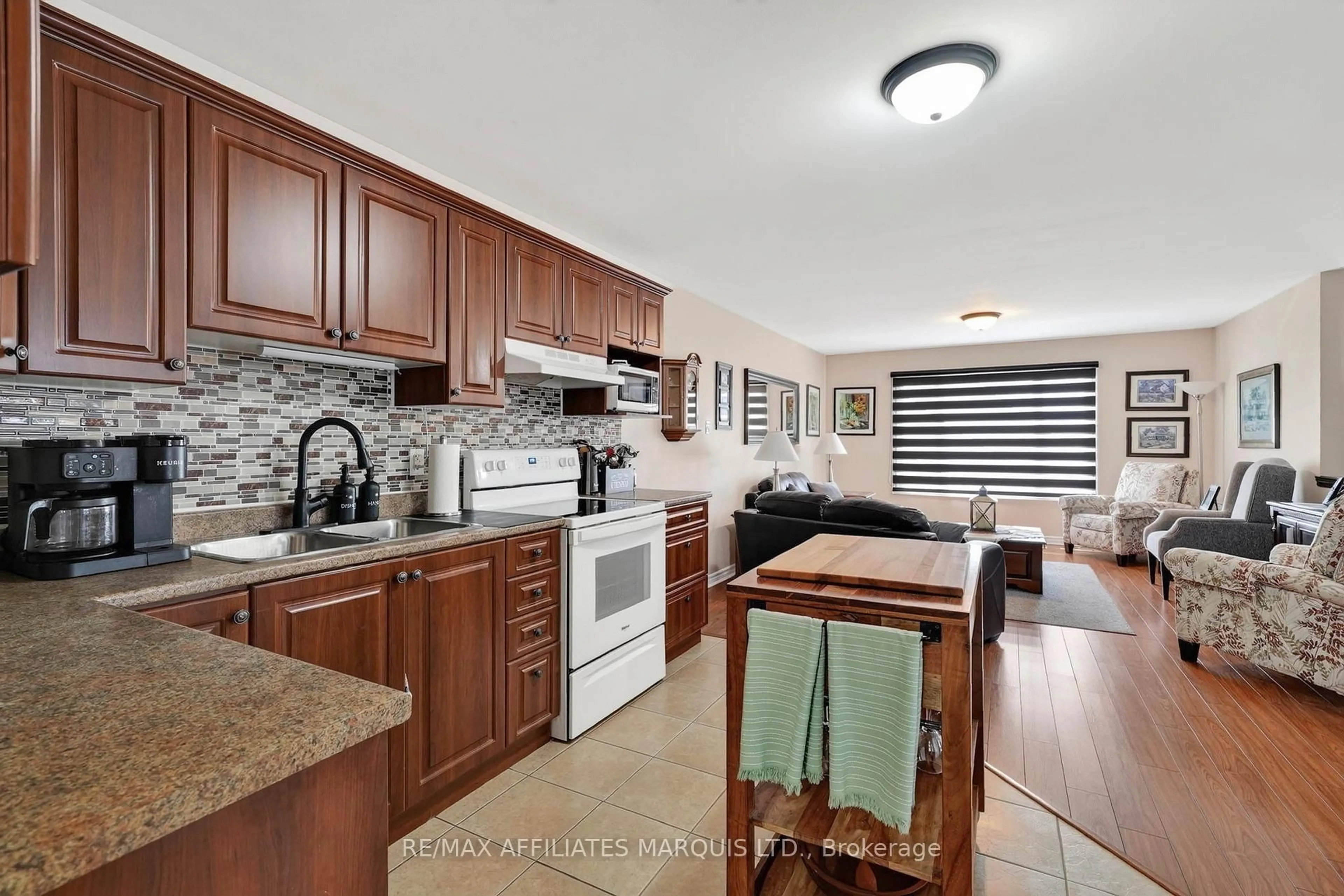 Open concept kitchen, ceramic/tile floor for 41 Blackburn Dr, Cornwall Ontario K6H 0B5