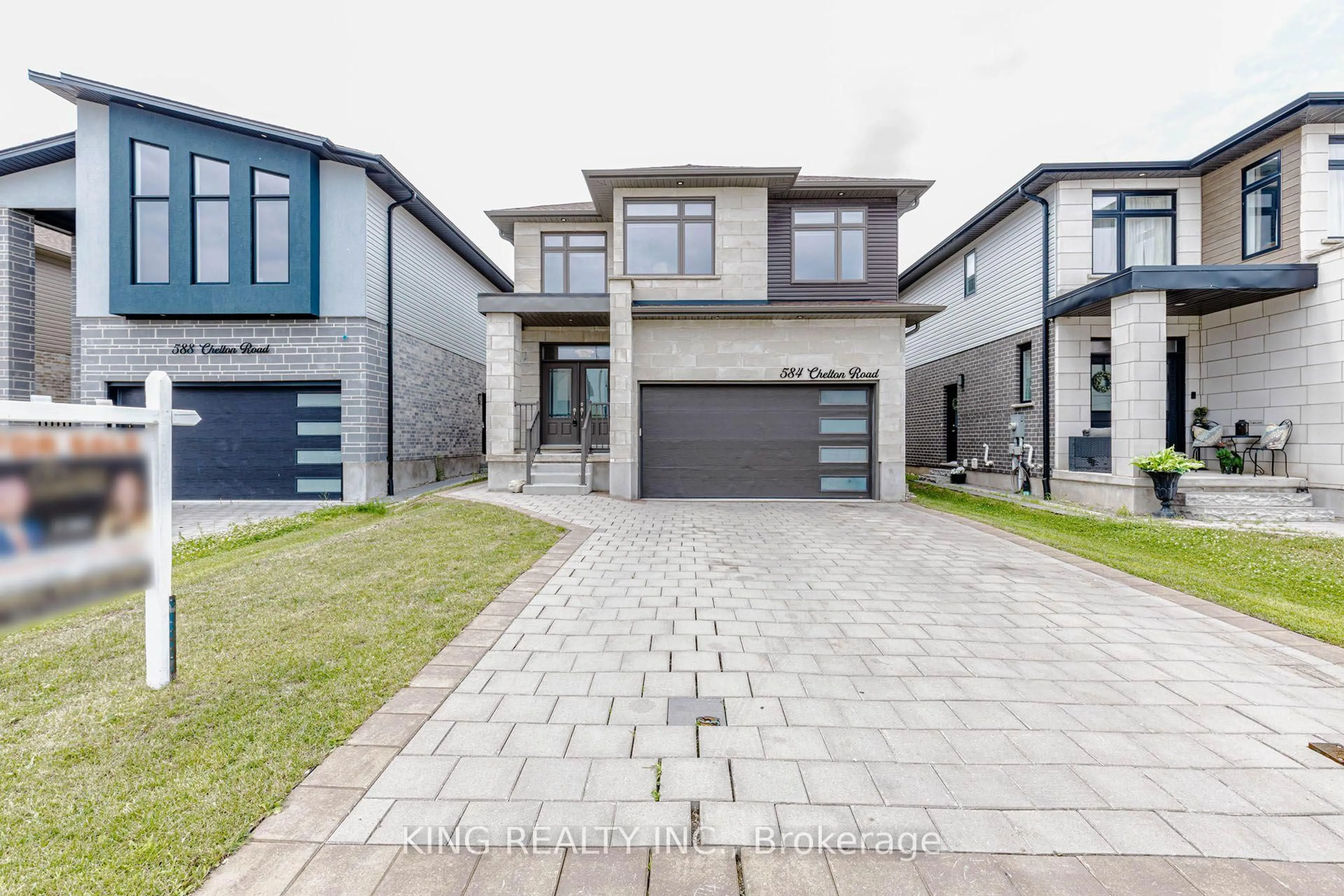 Home with brick exterior material, street for 584 Chelton Rd, London South Ontario N6M 0H7