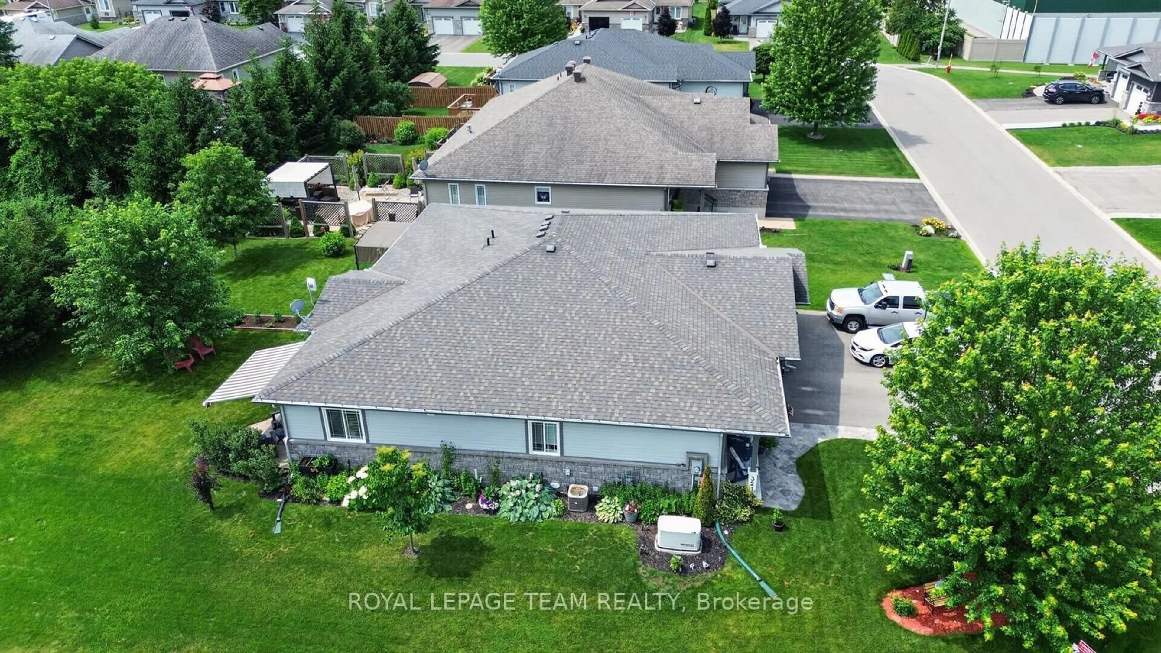 A pic from outside/outdoor area/front of a property/back of a property/a pic from drone, unknown for 321 Fischl Dr, Prescott Ontario K0E 1T0