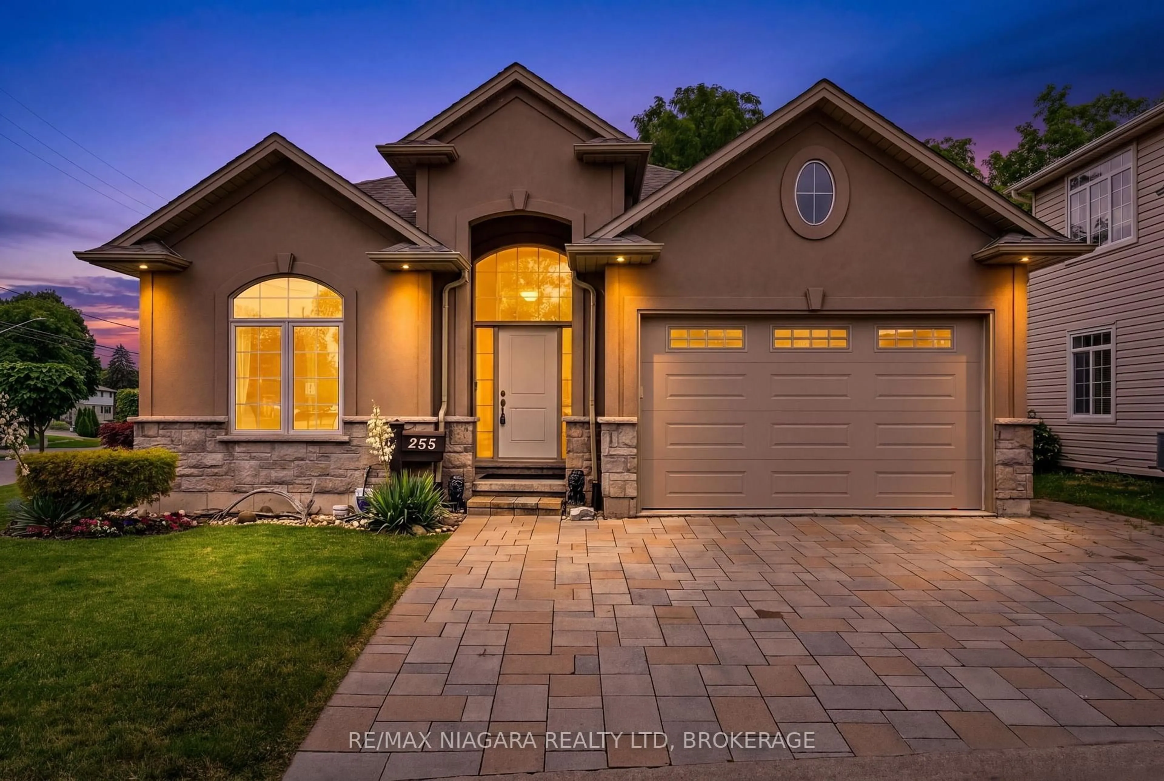 Home with brick exterior material, street for 255 Lakeshore Rd, St. Catharines Ontario L2M 1R9