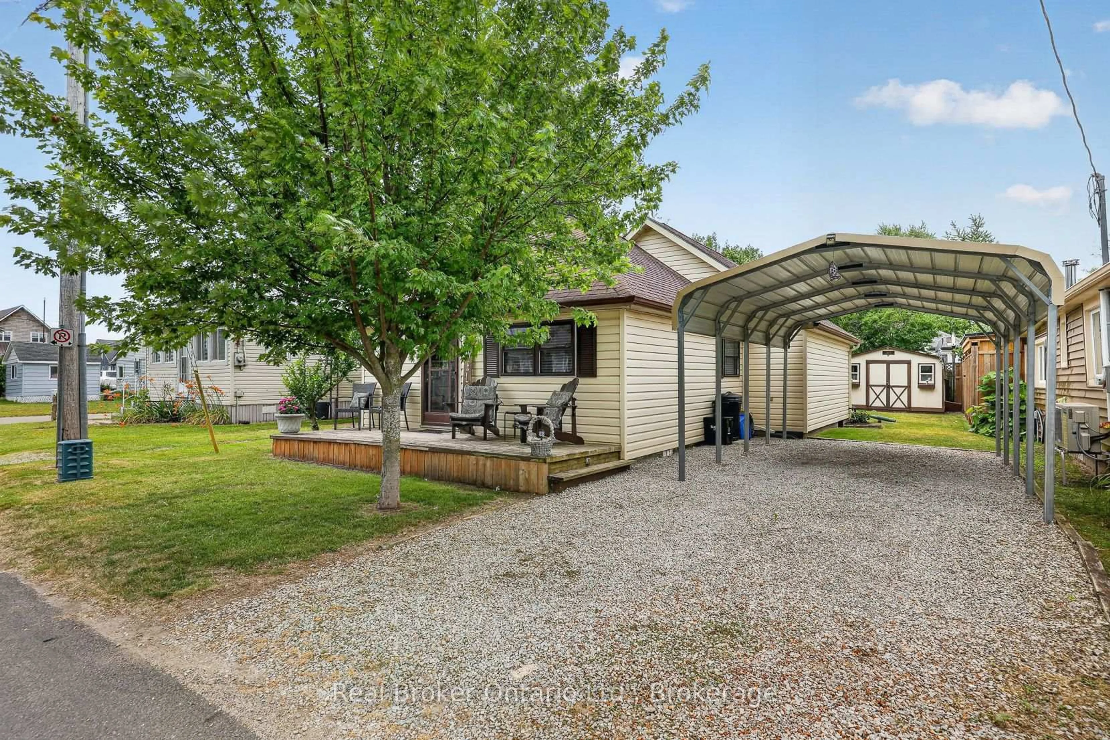 A pic from outside/outdoor area/front of a property/back of a property/a pic from drone, street for 4 Bass Lane, Norfolk Ontario N0E 1M0