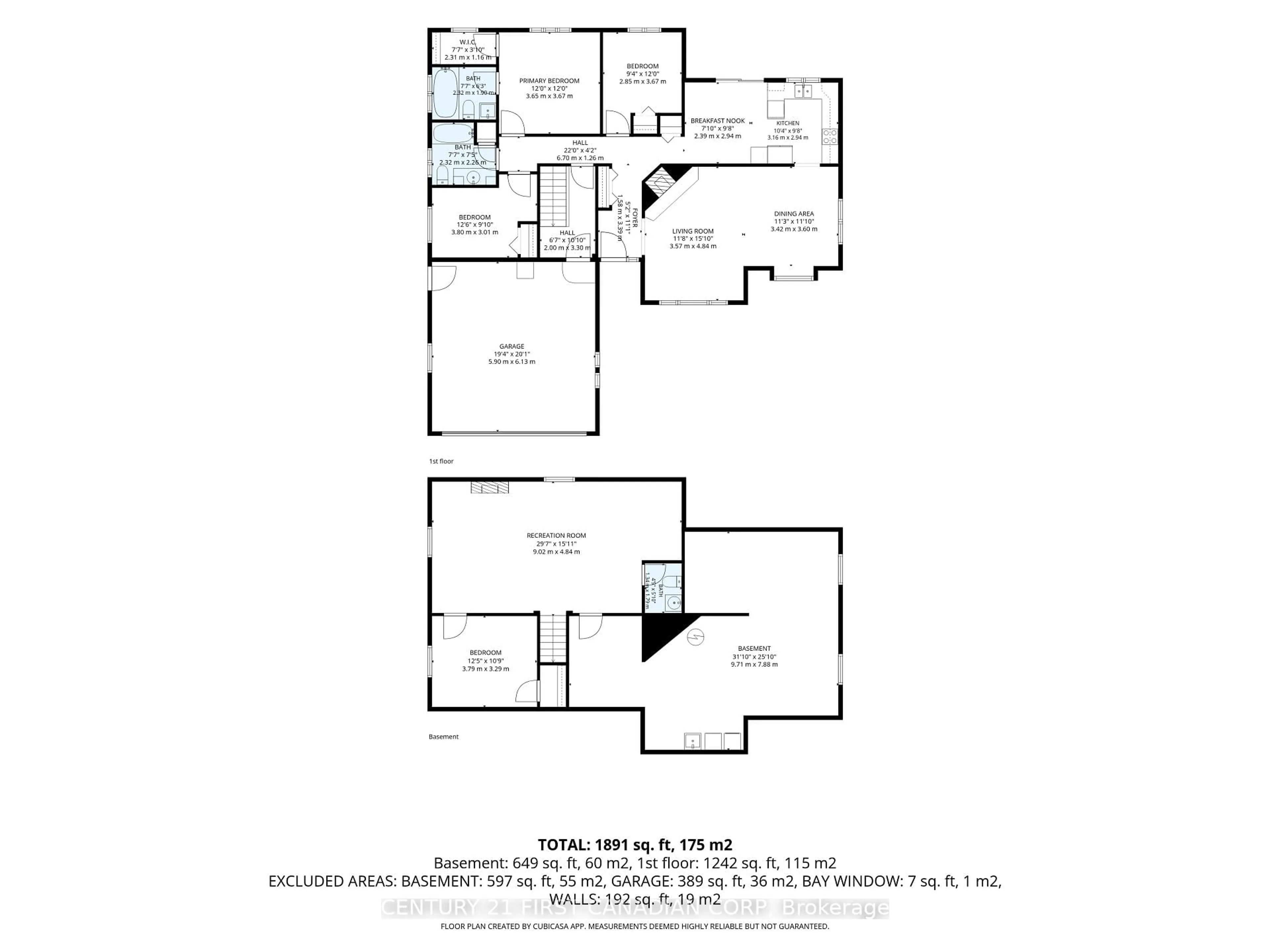 Floor plan for 22 Heritage Crt, Strathroy-Caradoc Ontario N7G 3Y6