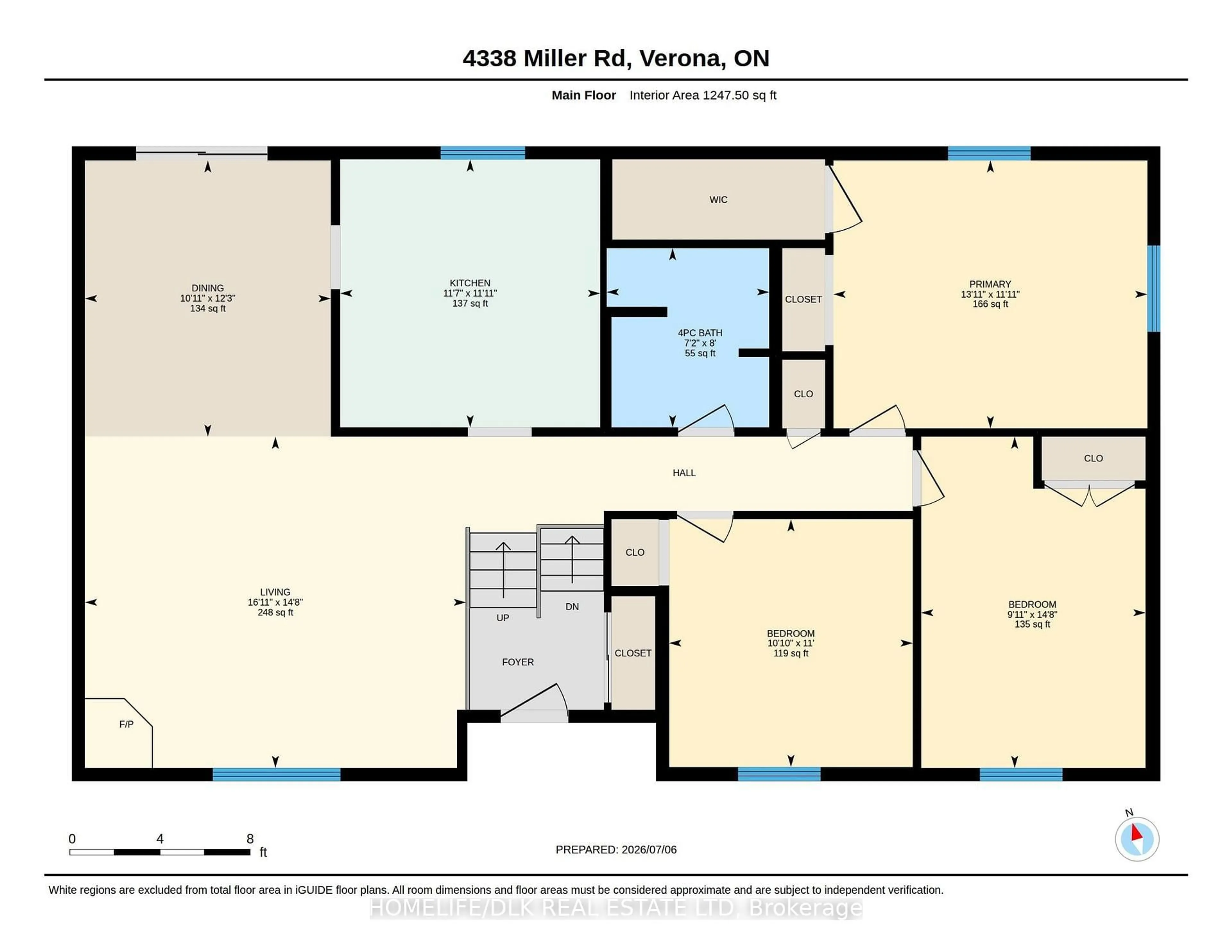 Floor plan for 4338 Miller Rd, Verona Ontario K0H 2W0