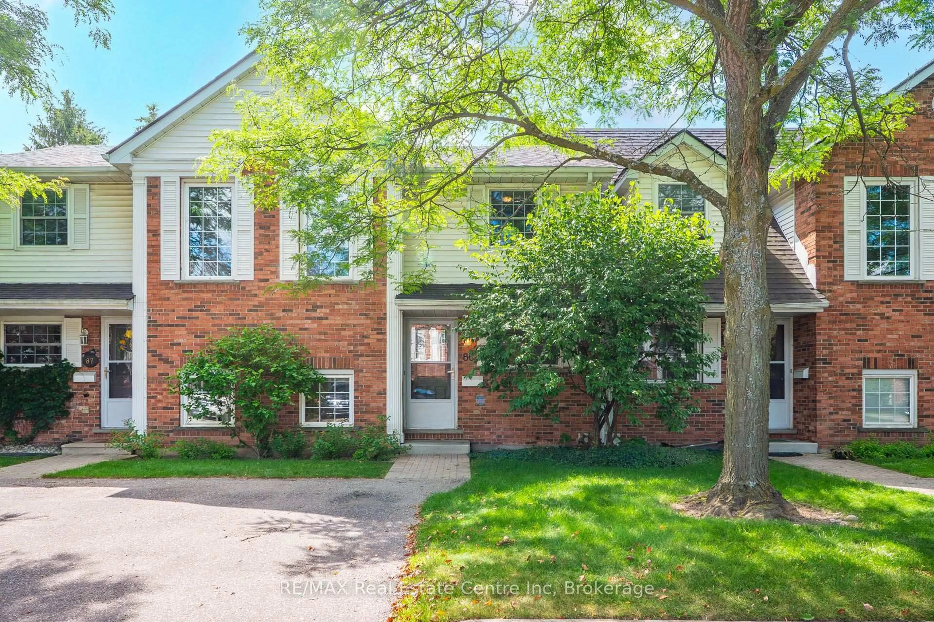 Home with brick exterior material, street for 129 Victoria Rd #86, Guelph Ontario N1E 6V4