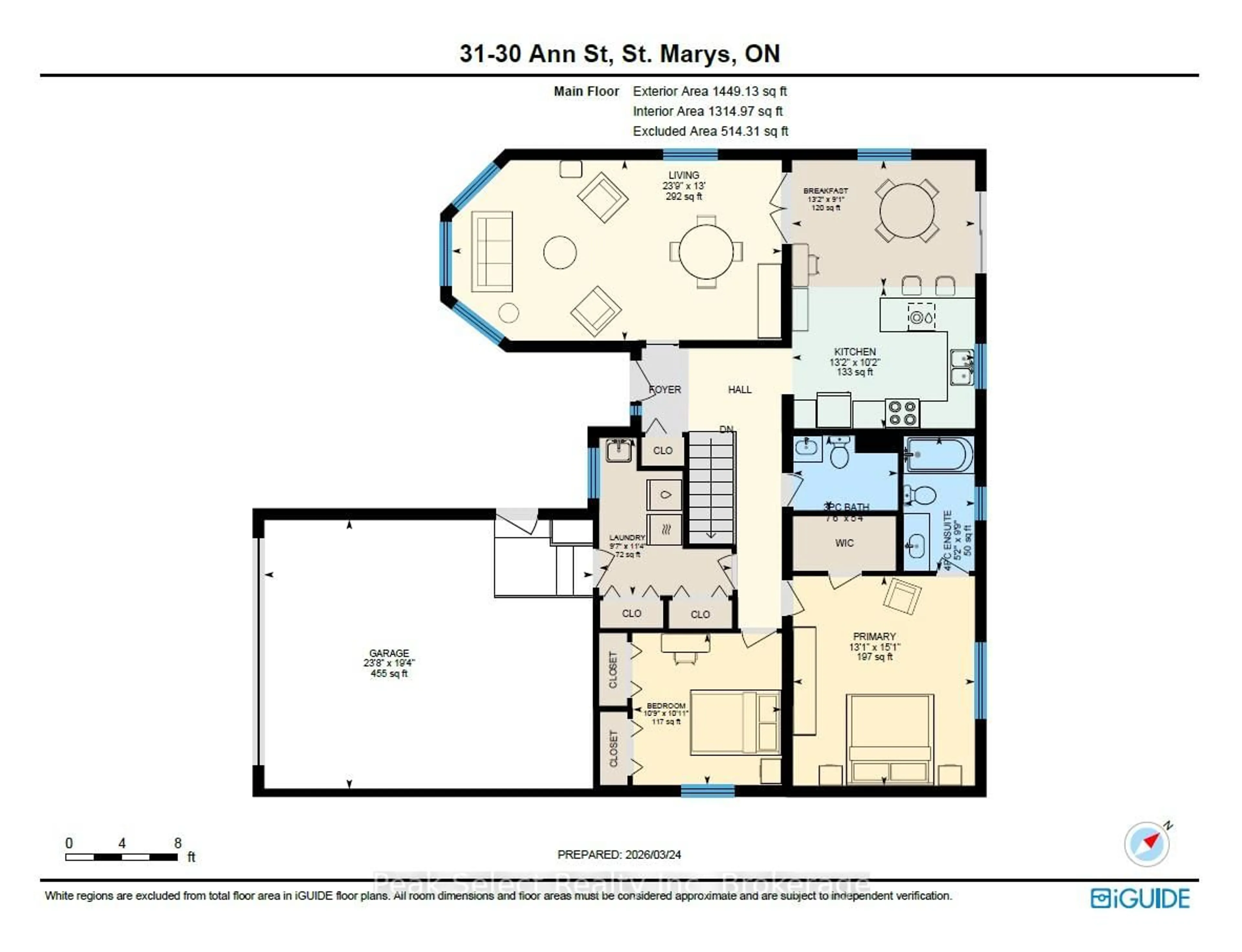 Floor plan for 30 Ann St #31, St. Marys Ontario N4X 1C8