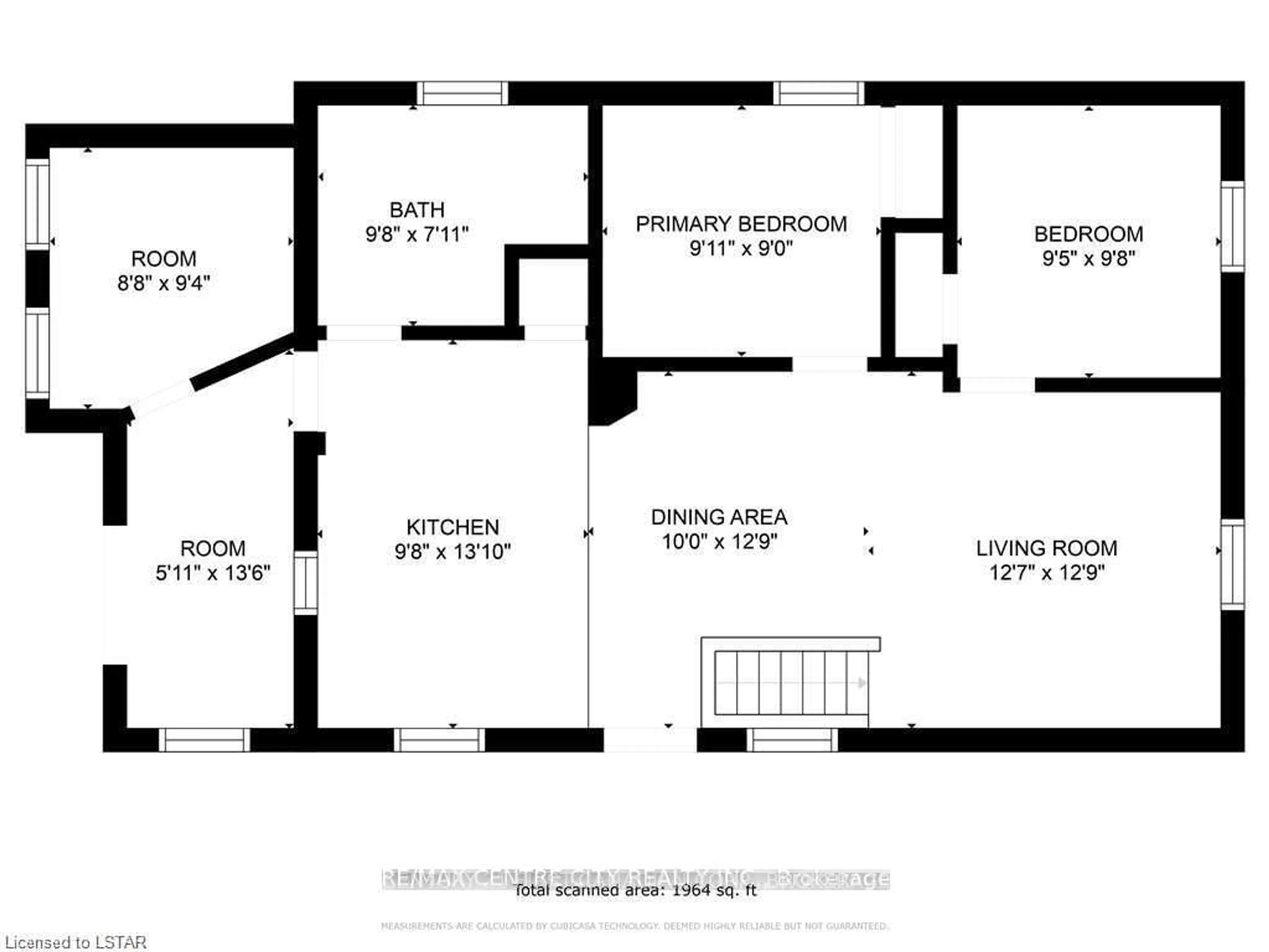 Floor plan for 55 Ada St, London South Ontario N5Z 2X3