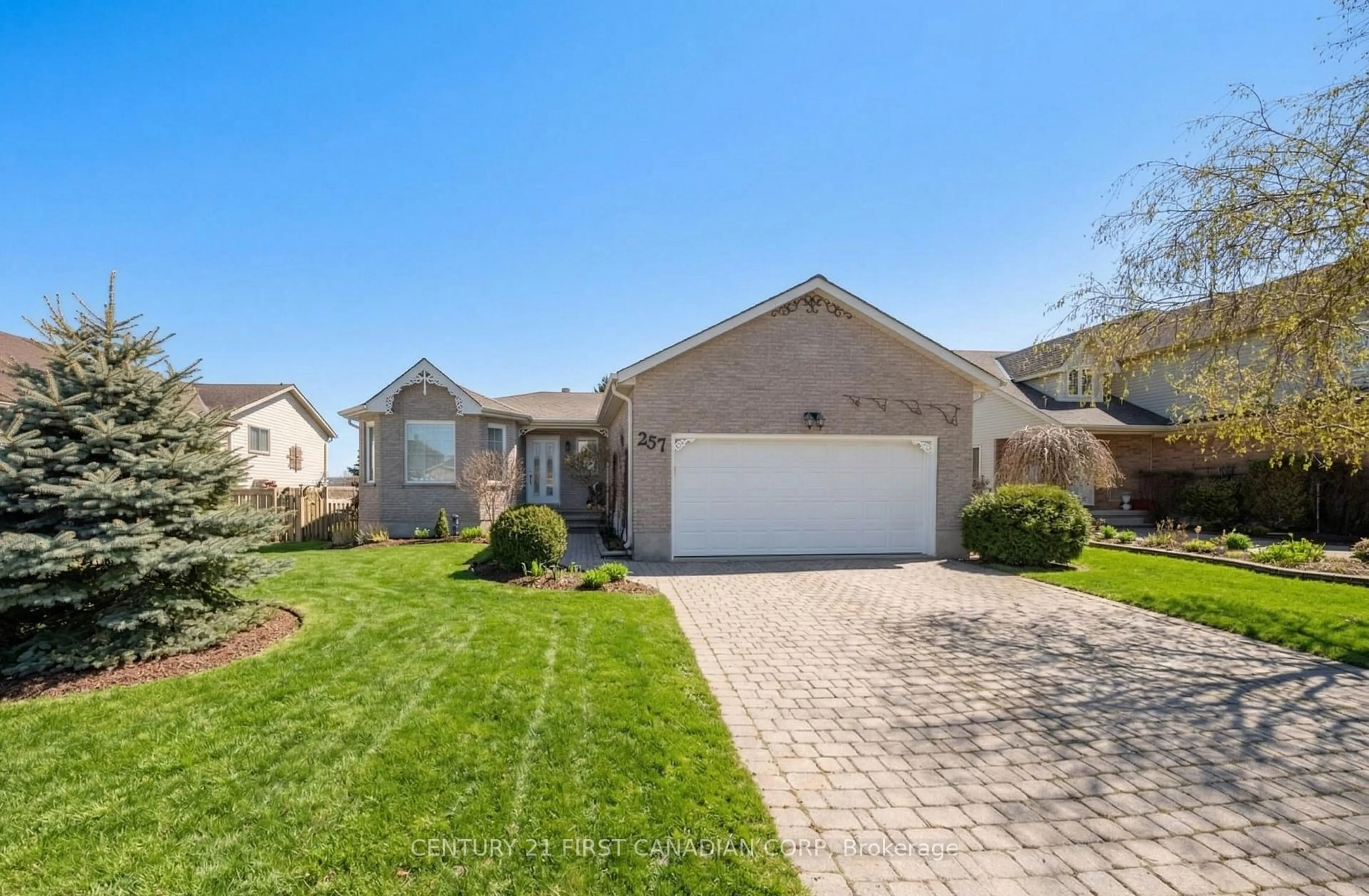 Home with vinyl exterior material, street for 257 Fennel St, Blandford-Blenheim Ontario N0J 1S0