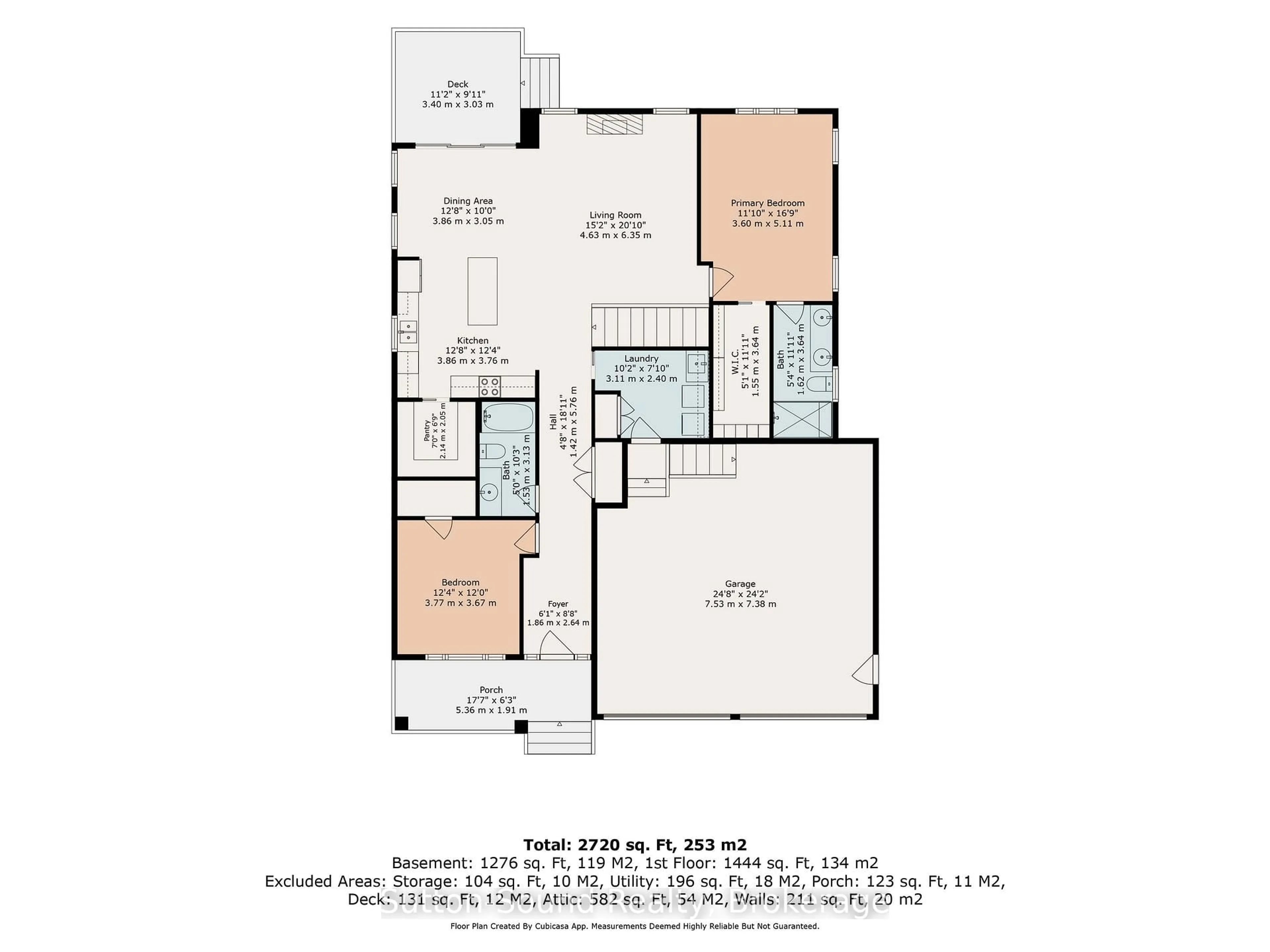 Floor plan for 315 6th Ave, Owen Sound Ontario N4K 6K7