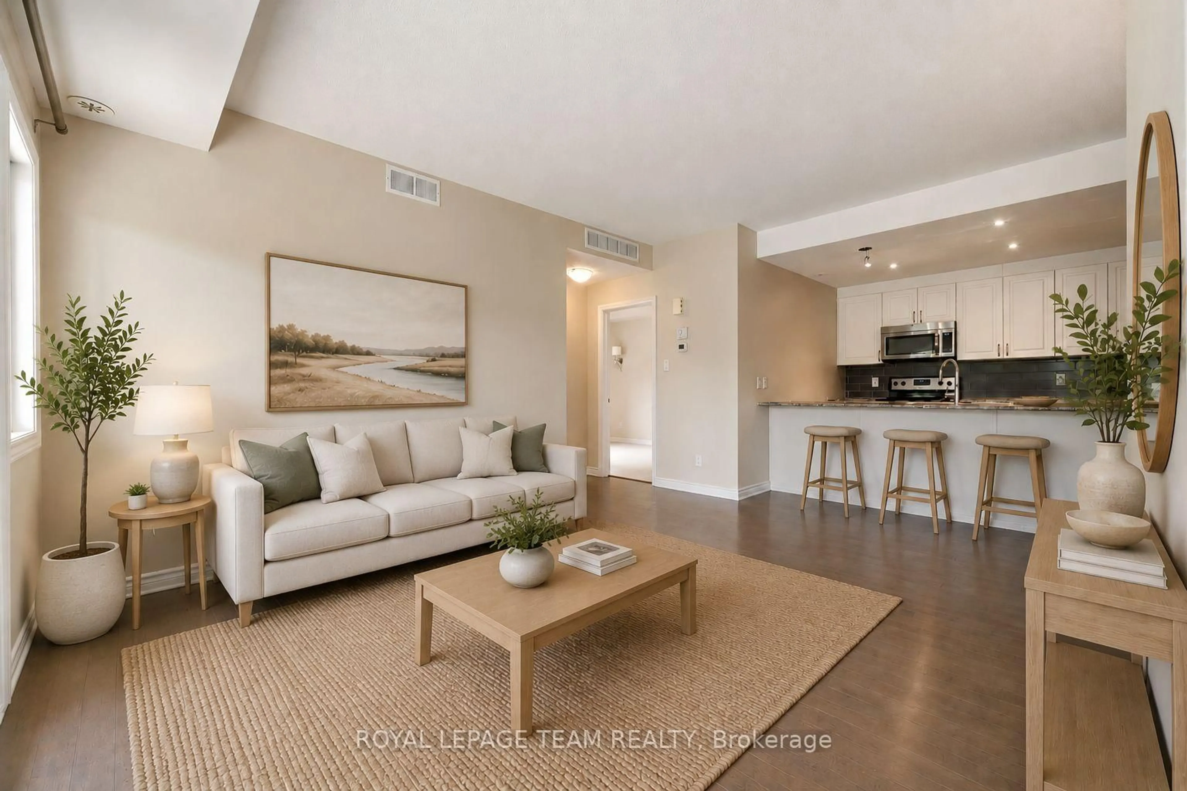 Living room with furniture, unknown for 366 Wood Acres Grve #I, Ottawa Ontario K1T 0M7