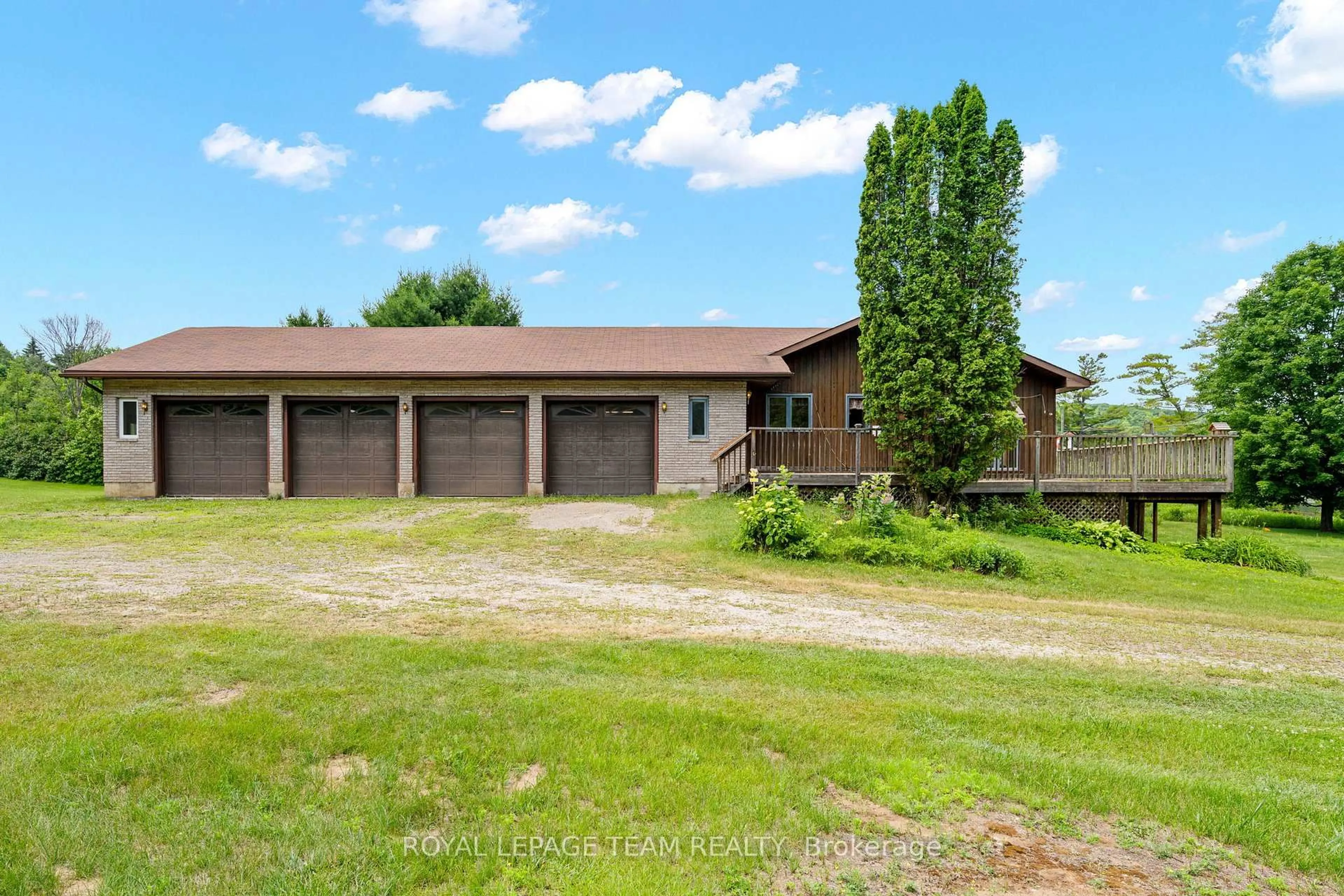 A pic from outside/outdoor area/front of a property/back of a property/a pic from drone, water/lake/river/ocean view for 1551 Flower Station Rd, Lanark Ontario K0G 1K0