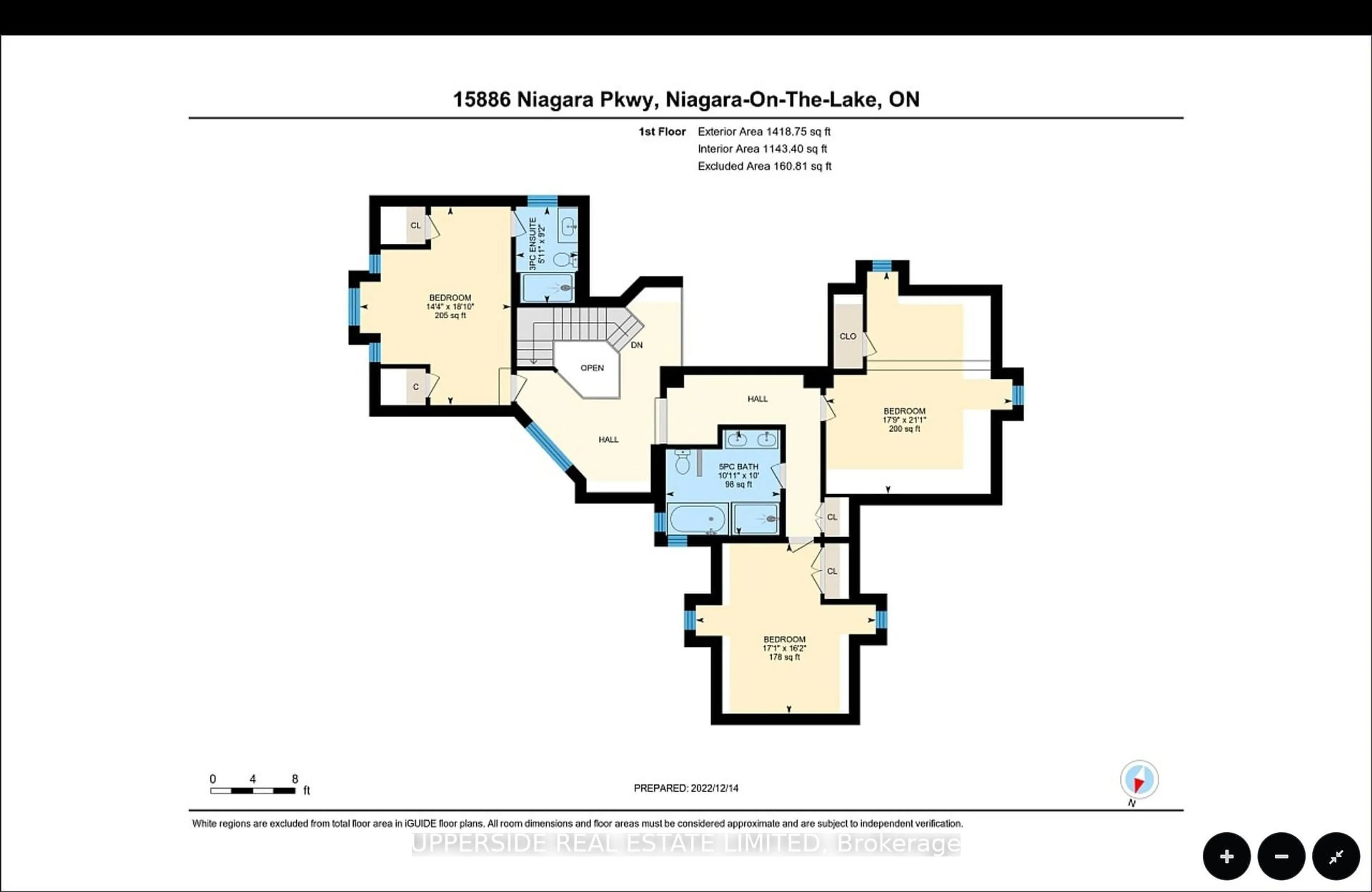Floor plan for 15886 Niagara Pkwy, Niagara-on-the-Lake Ontario L0S 1J0
