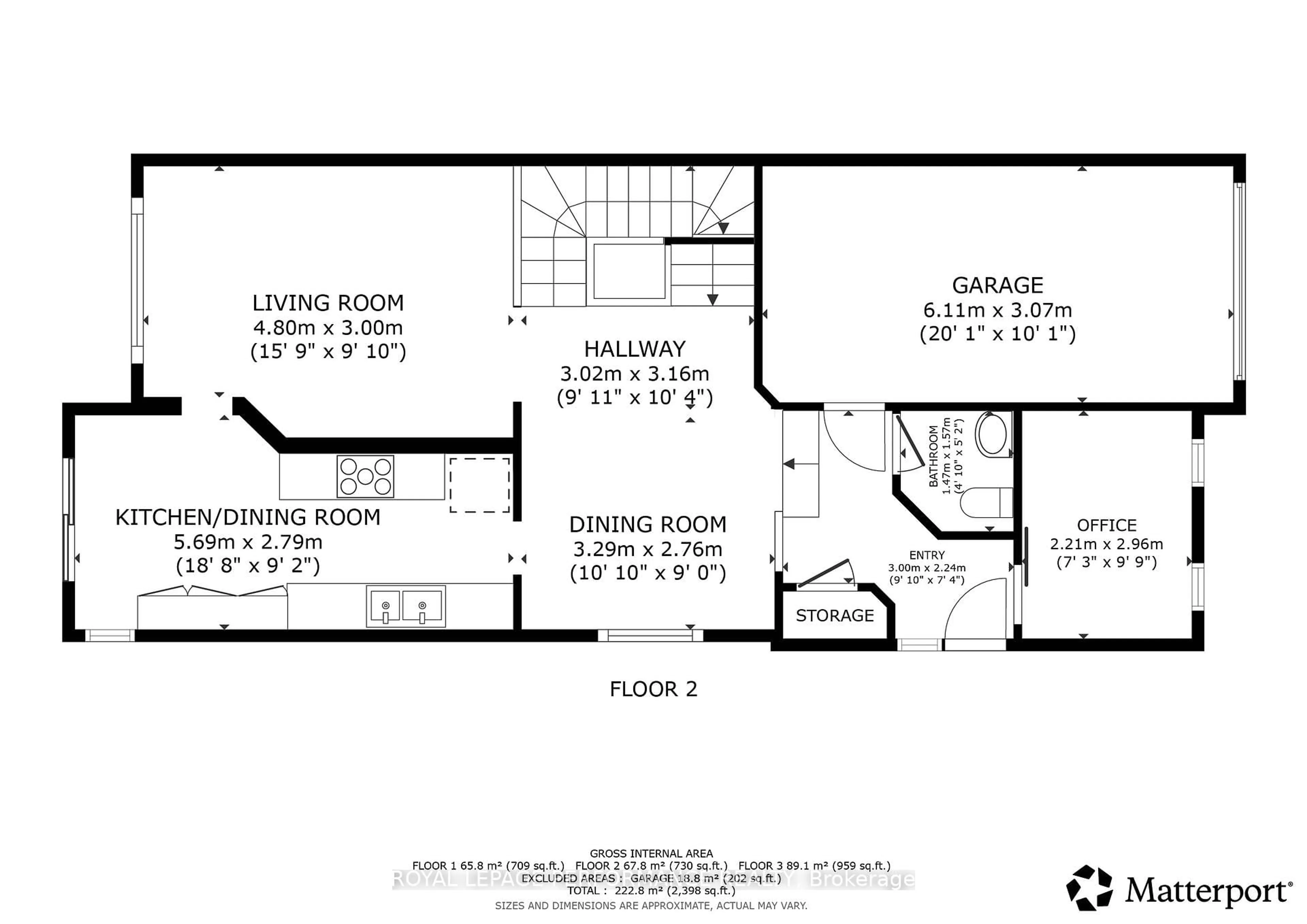 Floor plan for 140 Waterfern Way, Ottawa Ontario K4A 0T4