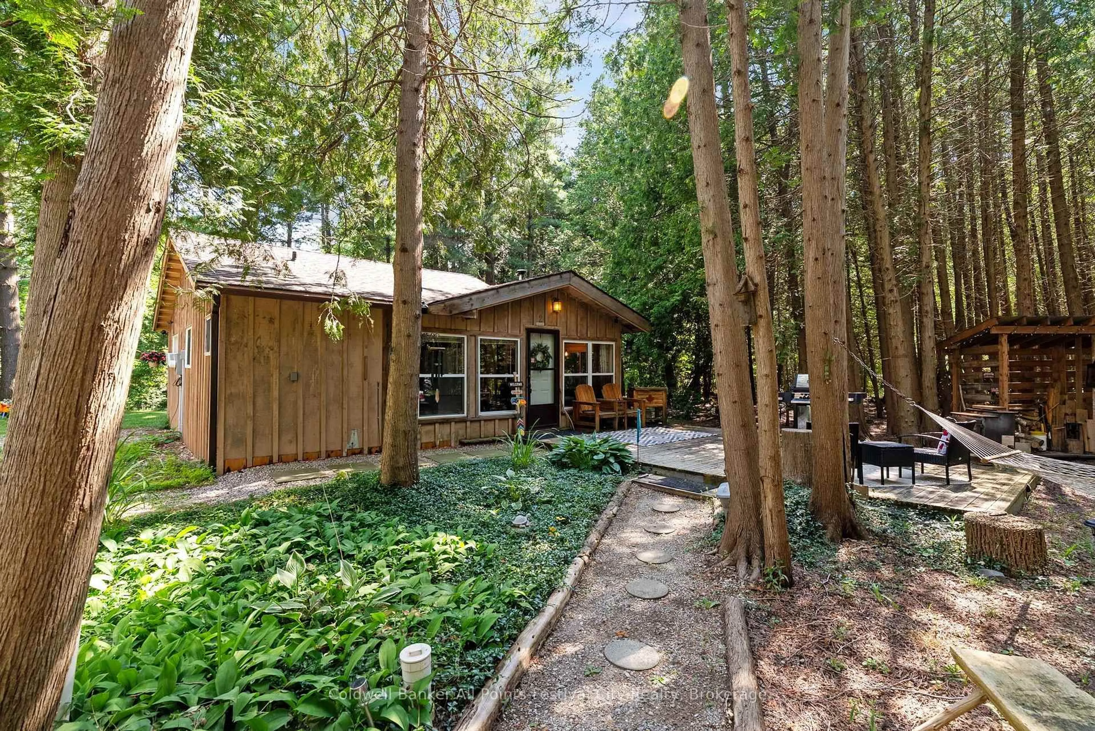 Patio, forest/trees view for 33587 Rowcliffe Dr, Central Huron Ontario N7A 3X8