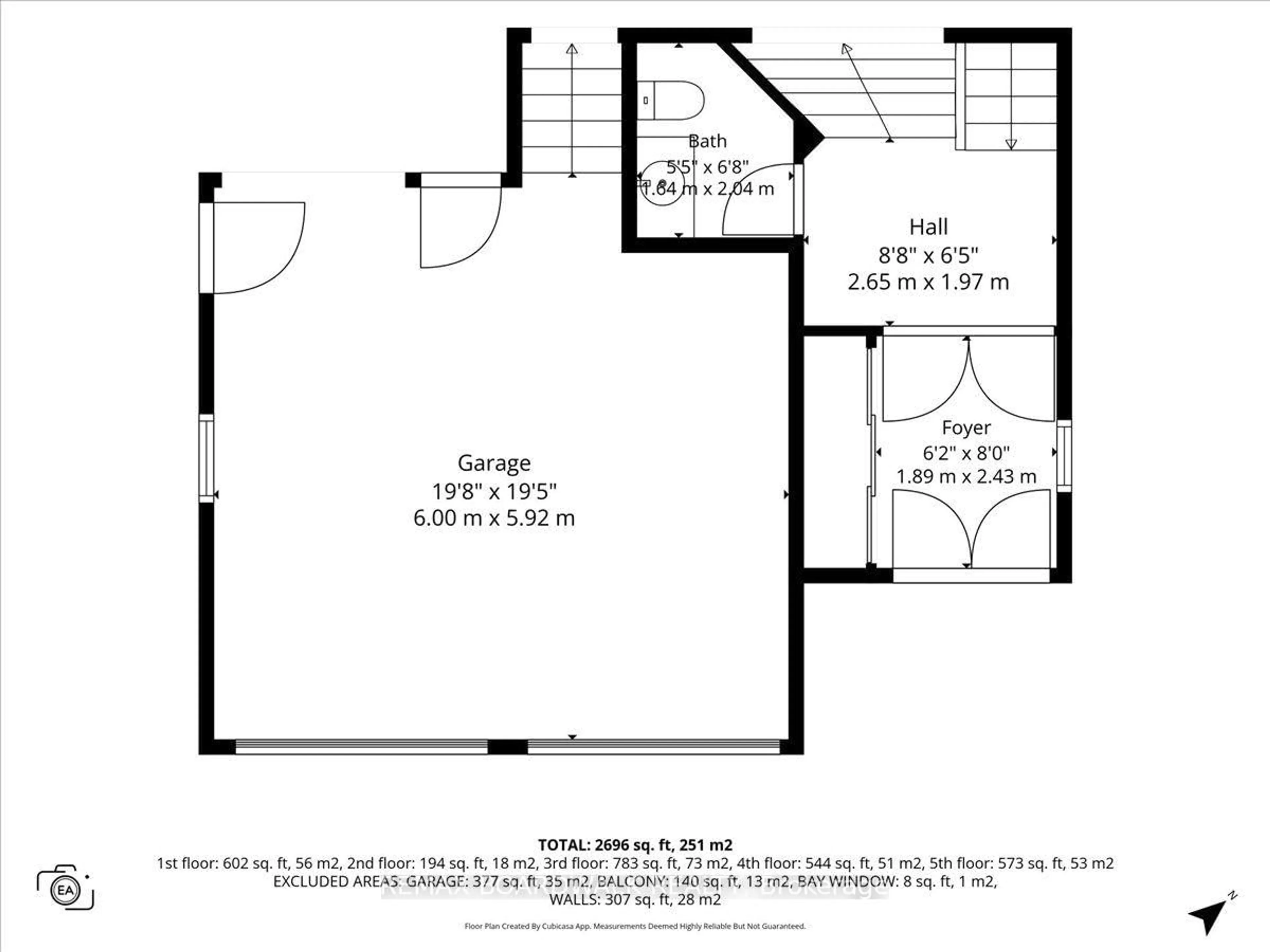 Floor plan for 24 HACKETT St, Ottawa Ontario K1V 0P7