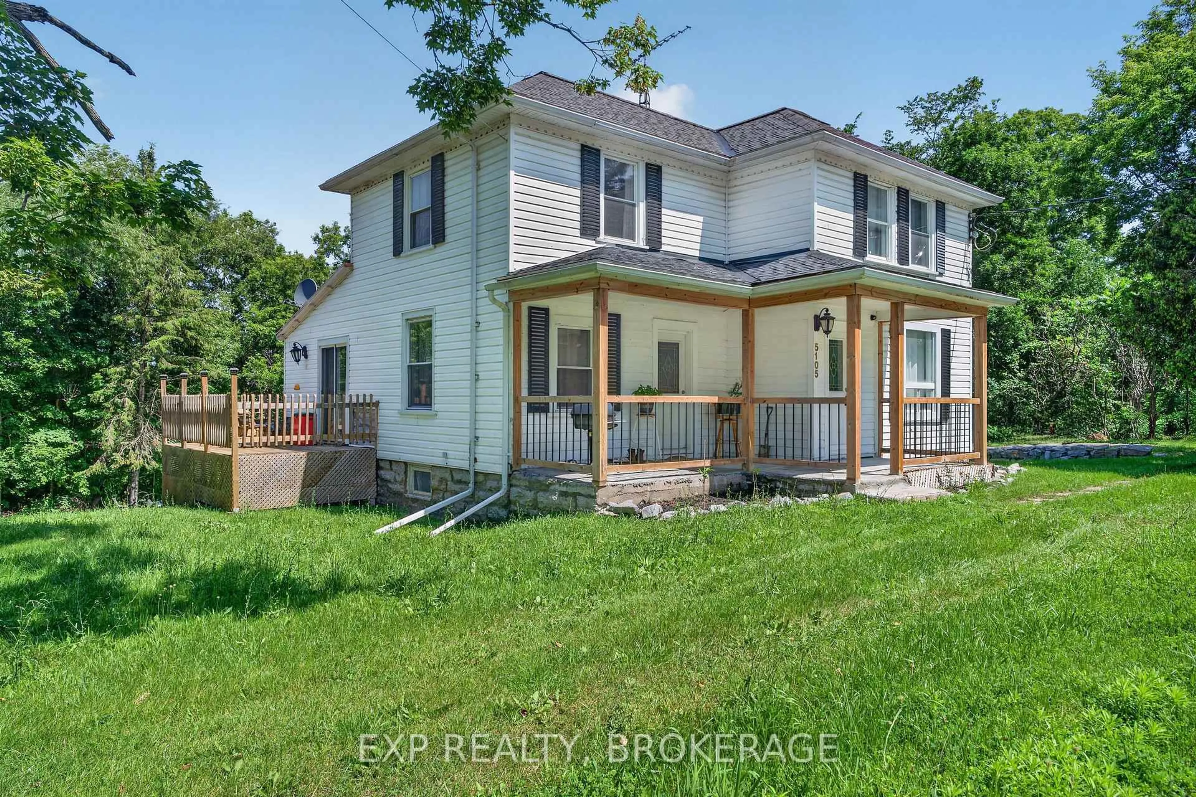 A pic from outside/outdoor area/front of a property/back of a property/a pic from drone, unknown for 5105 Battersea Rd, Battersea Ontario K0H 1H0