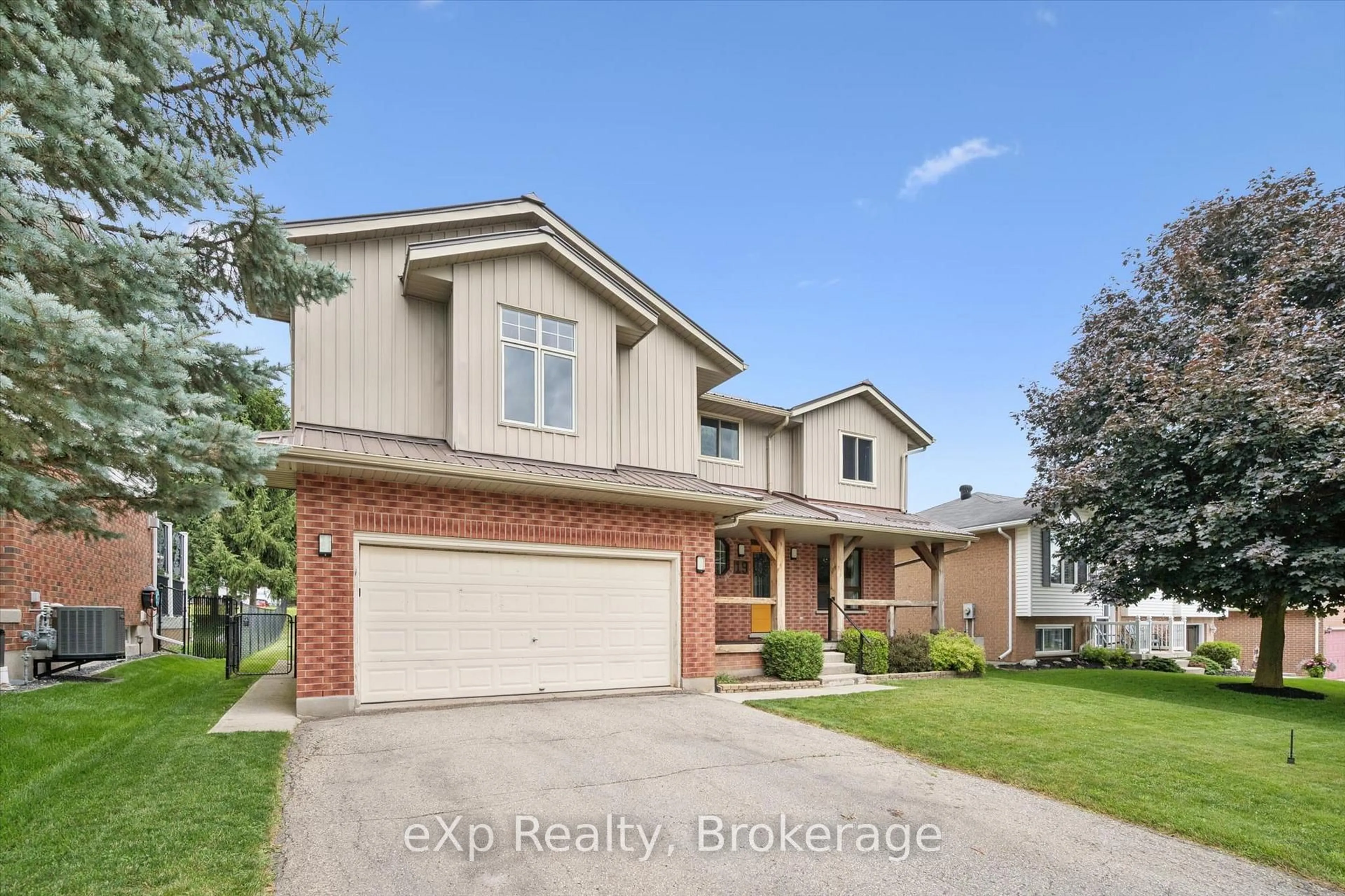 Home with brick exterior material, street for 19 Keating Dr, Centre Wellington Ontario N0B 1S0