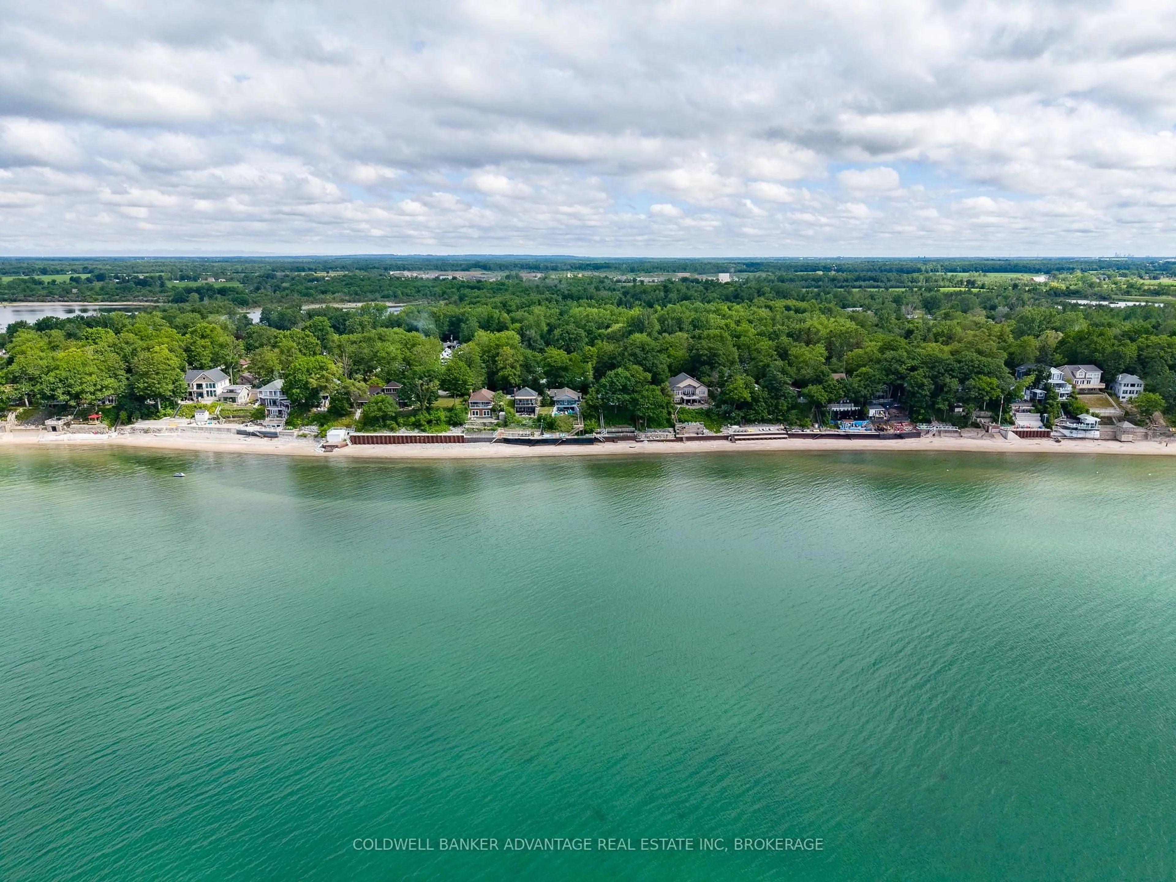 A pic from outside/outdoor area/front of a property/back of a property/a pic from drone, water/lake/river/ocean view for 10448 Lakeshore Rd, Wainfleet Ontario L3K 5V4