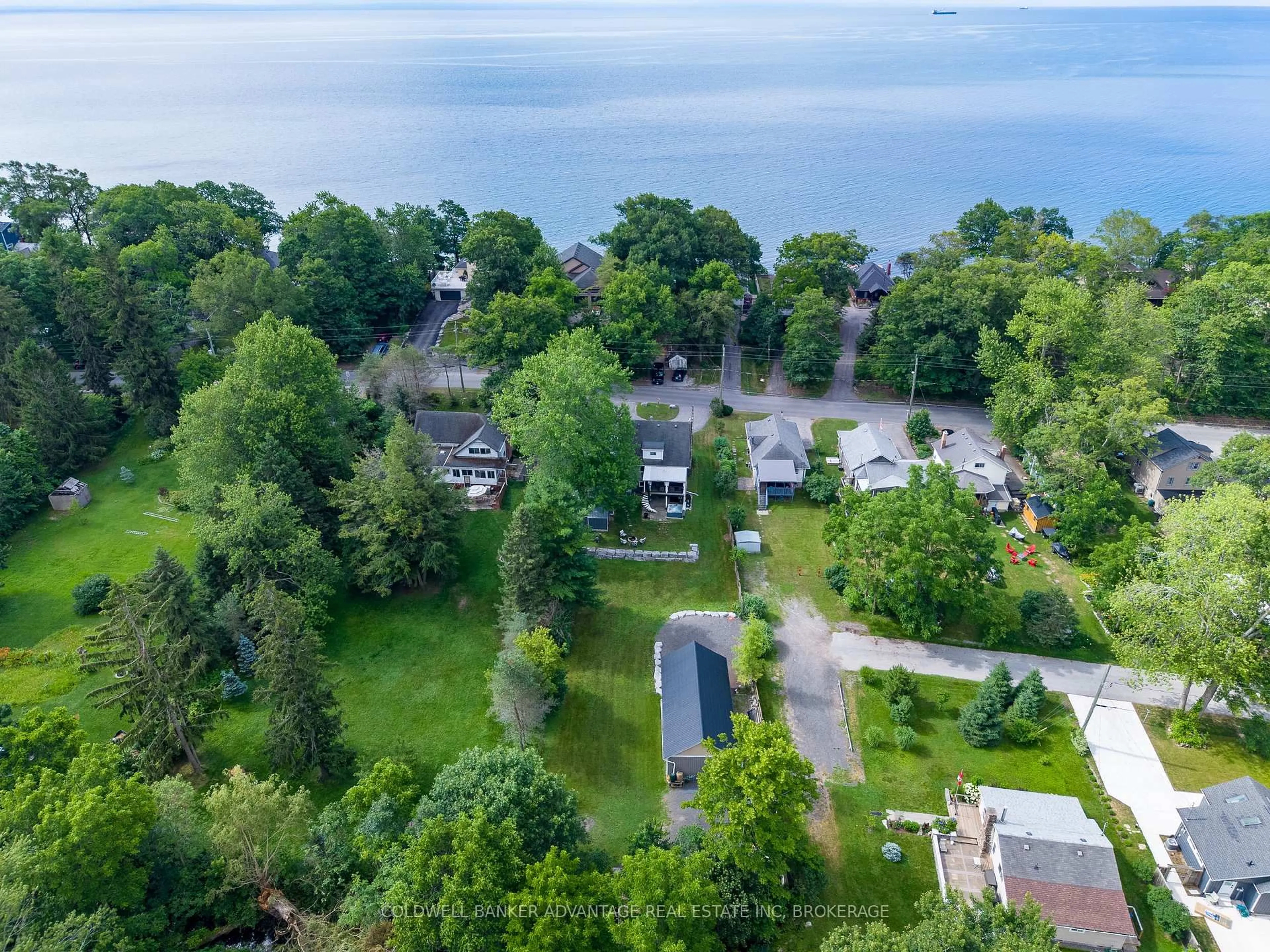 A pic from outside/outdoor area/front of a property/back of a property/a pic from drone, water/lake/river/ocean view for 10448 Lakeshore Rd, Wainfleet Ontario L3K 5V4