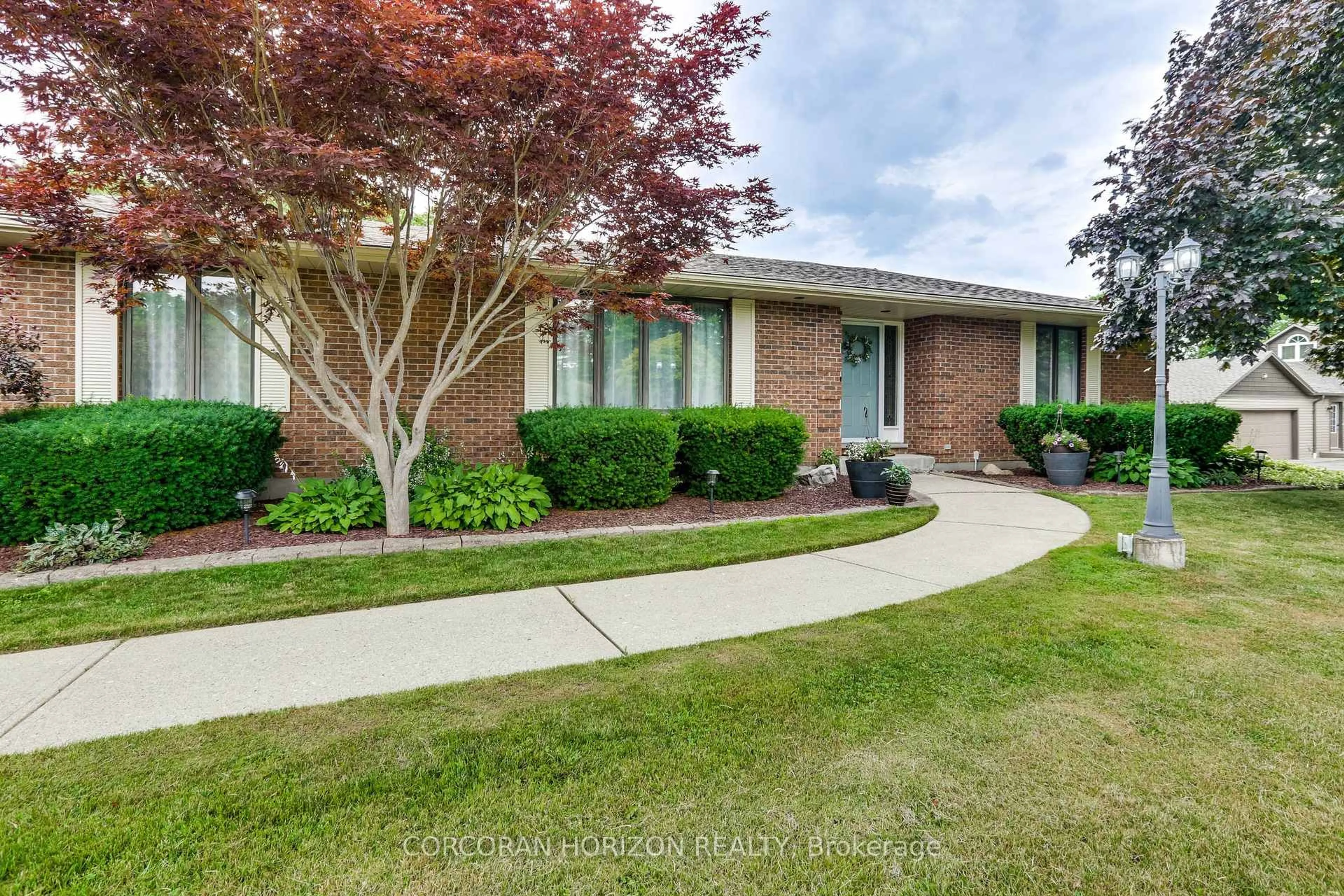 Home with brick exterior material, street for 4542 Avenue Rd, London South Ontario N6N 1E7