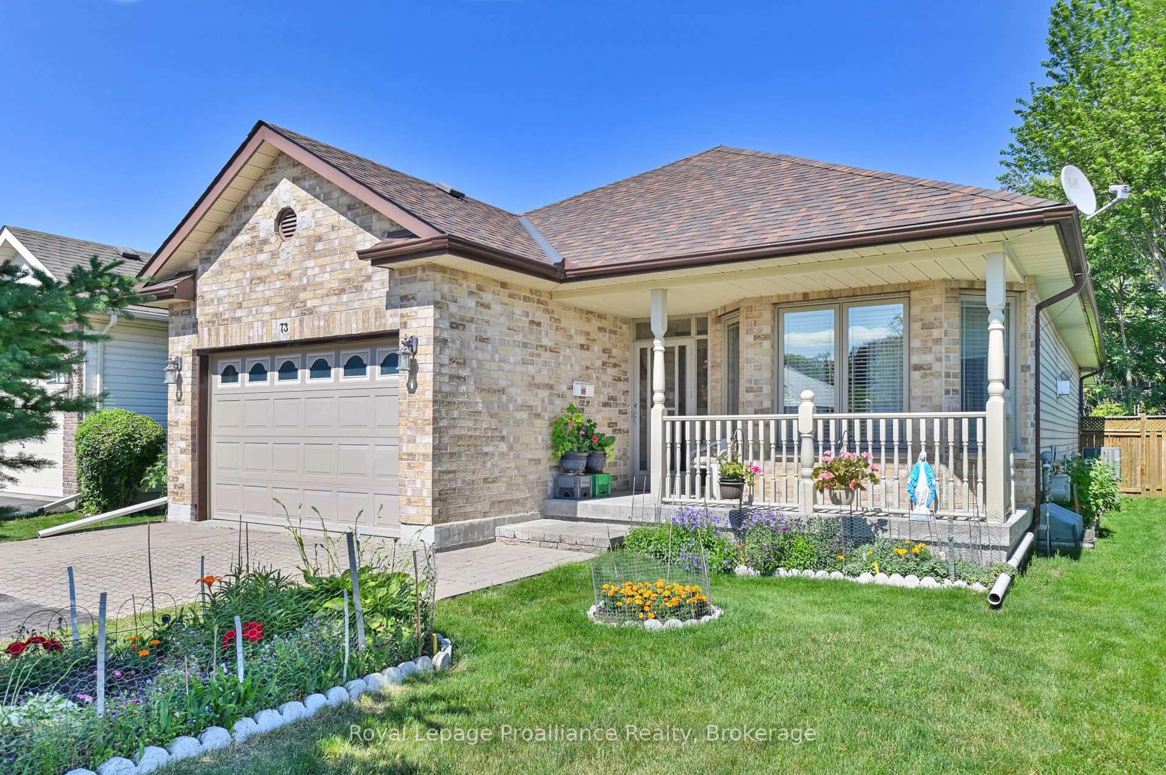 Home with brick exterior material, street for 73 Finch Dr, Belleville Ontario K8P 5L4