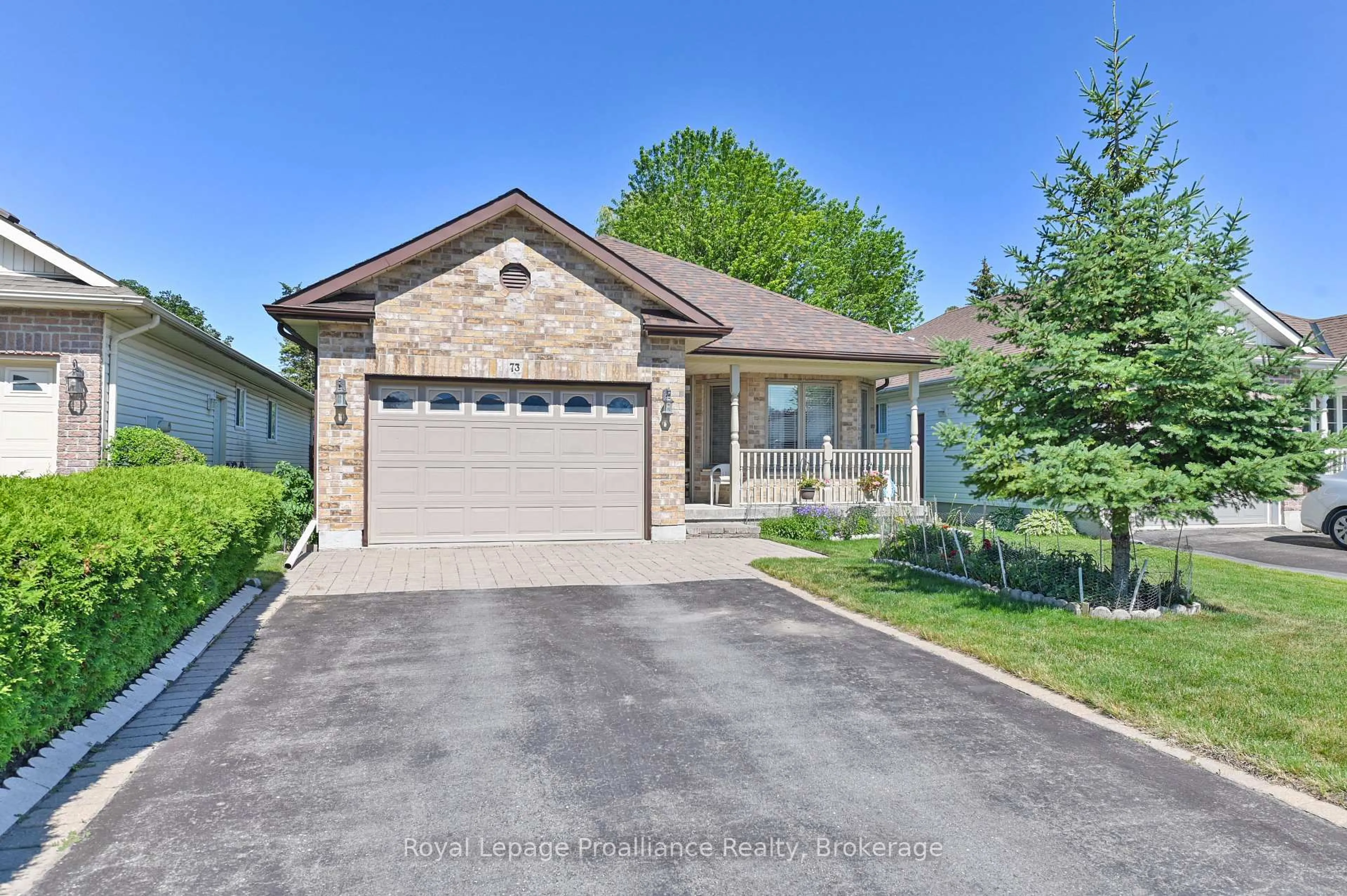 Home with brick exterior material, street for 73 Finch Dr, Belleville Ontario K8P 5L4