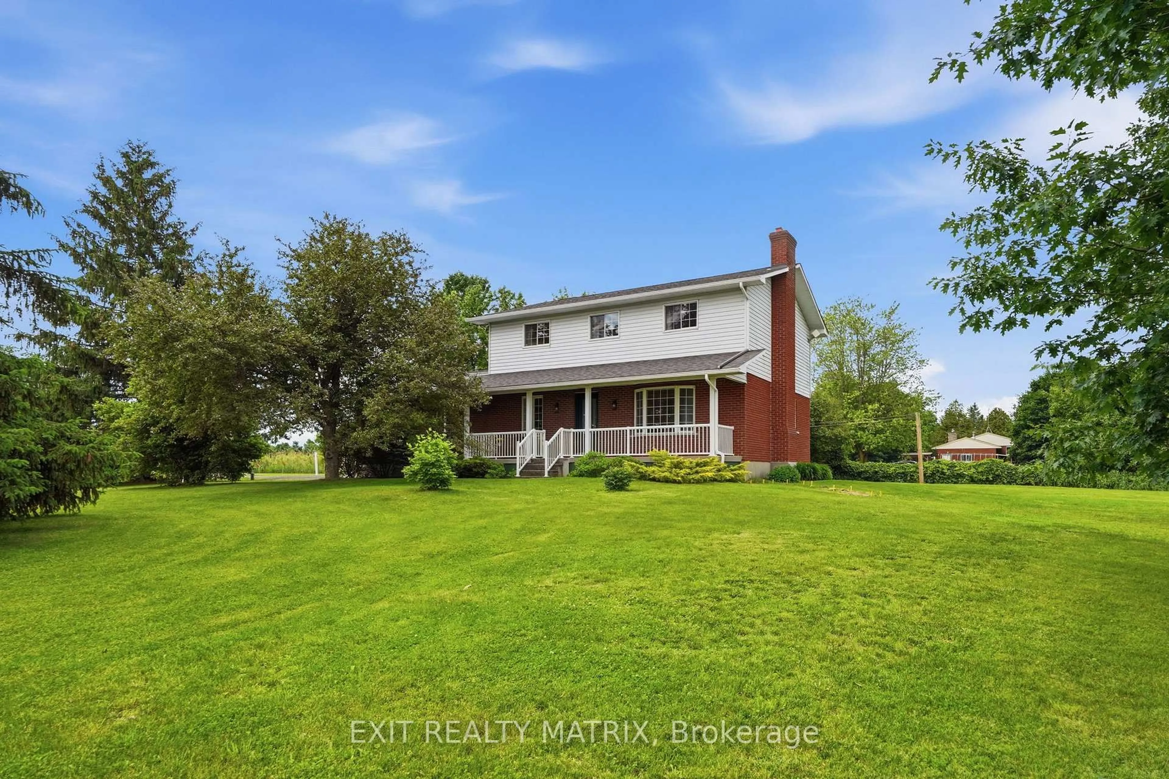 A pic from outside/outdoor area/front of a property/back of a property/a pic from drone, water/lake/river/ocean view for 18203 Kenyon 19 Concession, North Glengarry Ontario K0C 1T0