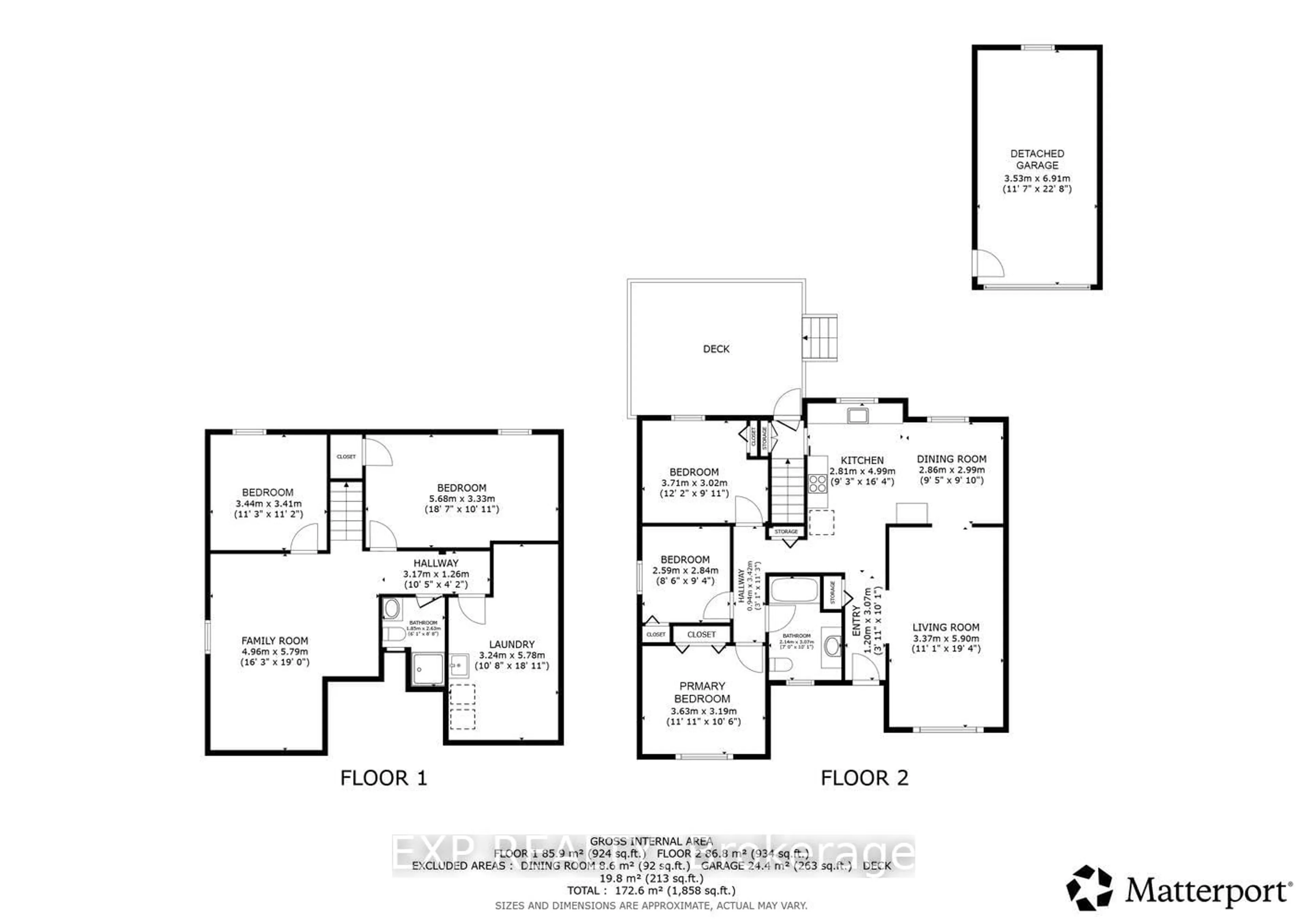 Floor plan for 577 Dewan St, Strathroy-Caradoc Ontario N7G 3C6