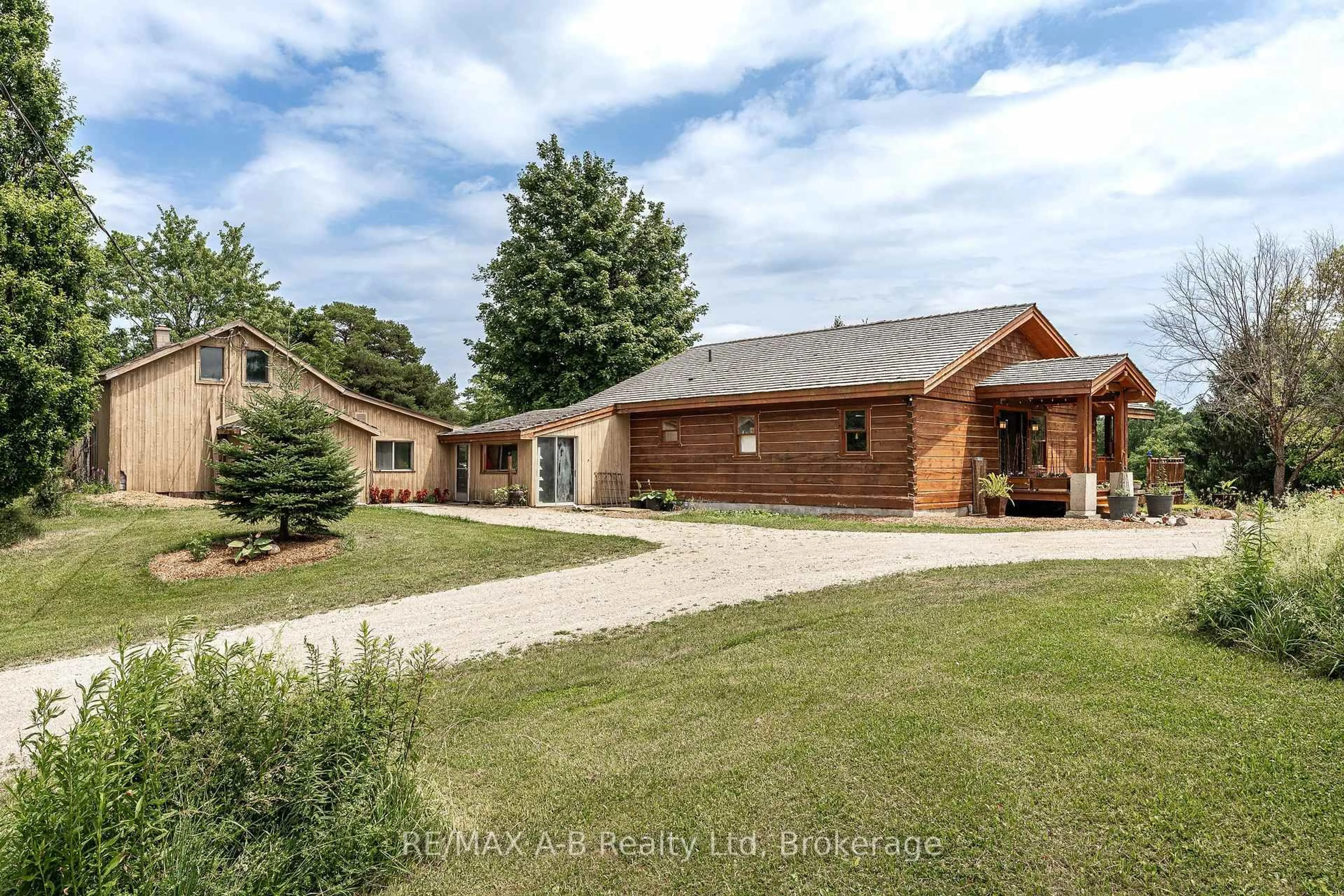 A pic from outside/outdoor area/front of a property/back of a property/a pic from drone, unknown for 963550 Rd 96, Zorra Ontario N0J 1J0