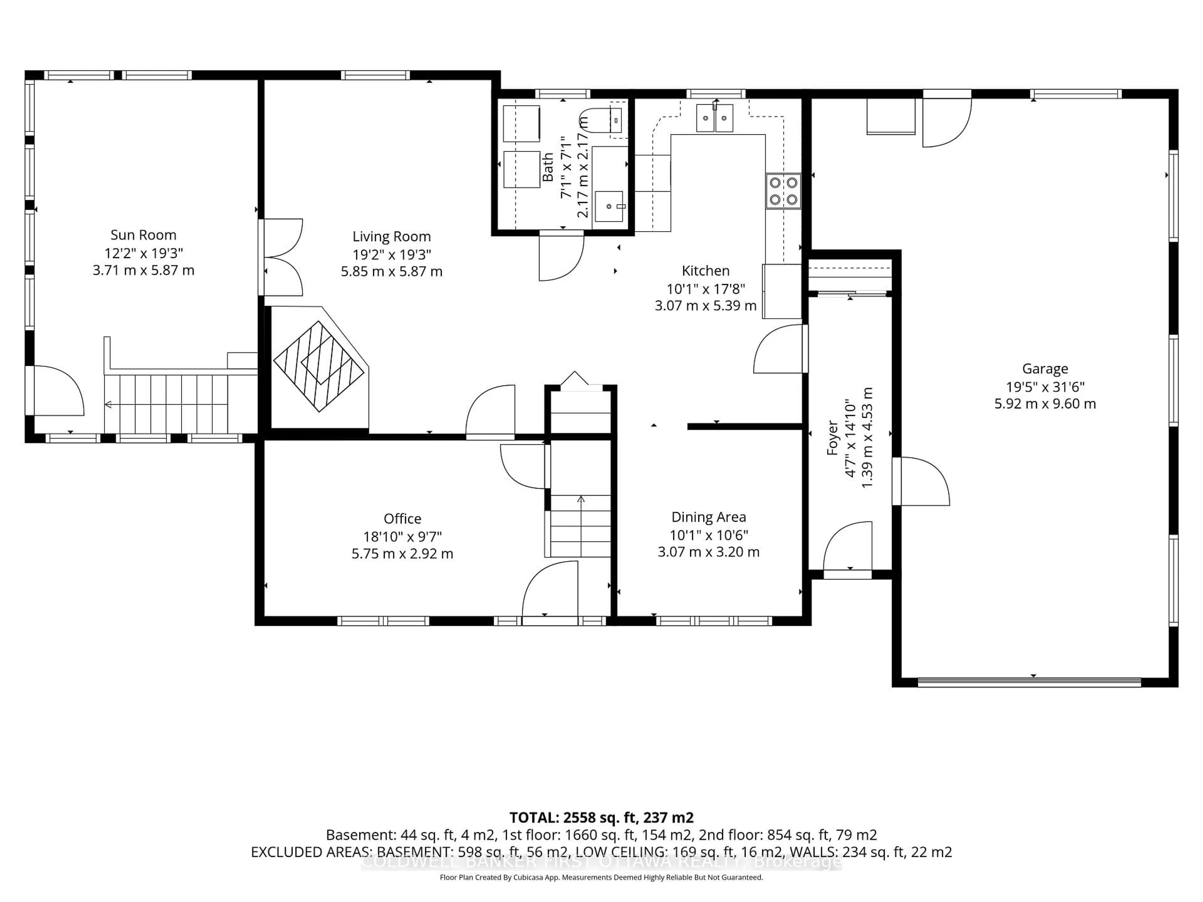 Floor plan for 202 Miguel St, Carleton Place Ontario K7C 1C5