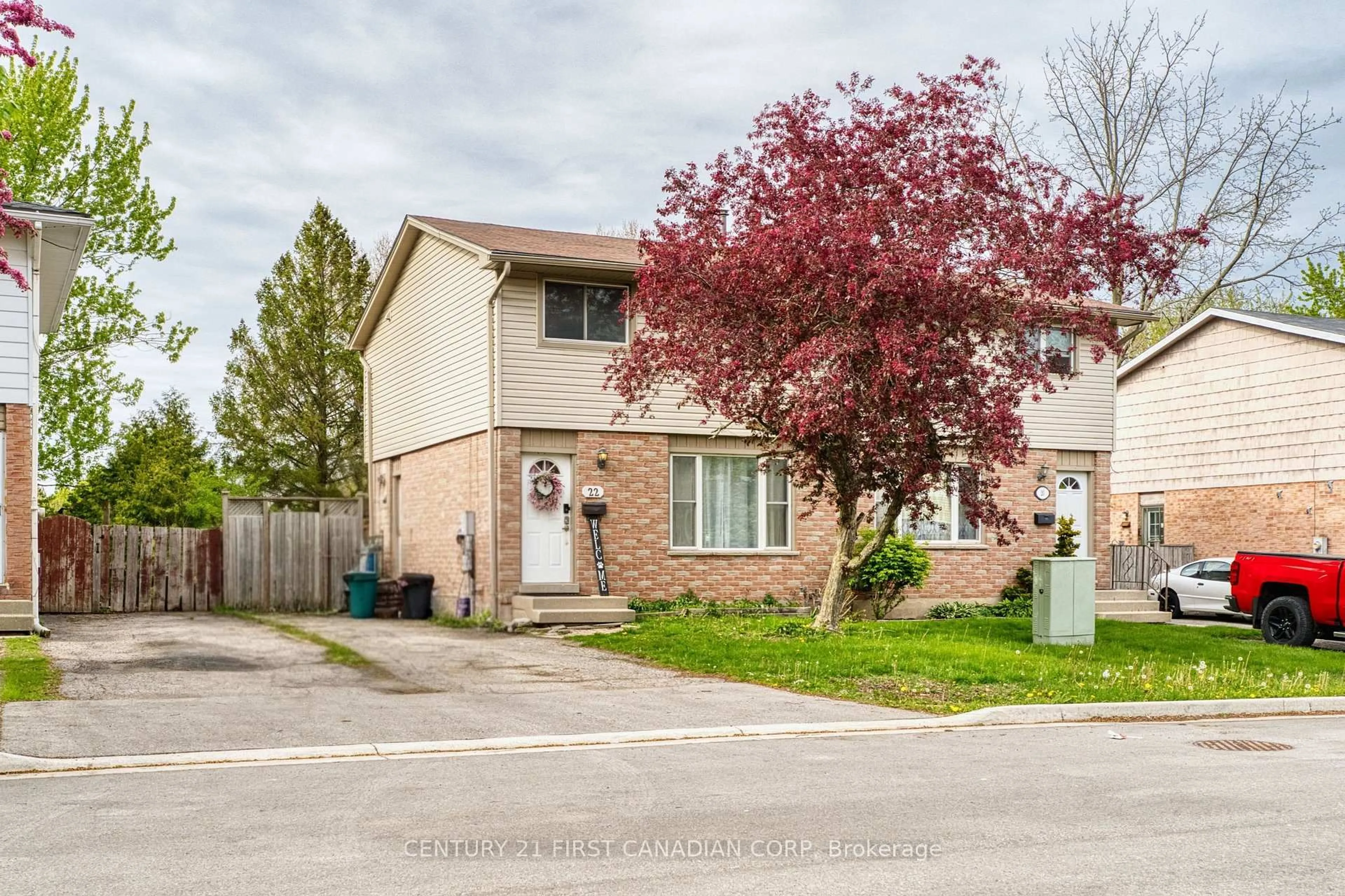 Home with brick exterior material, street for 22 Denlaw Rd, London North Ontario N6G 3L4