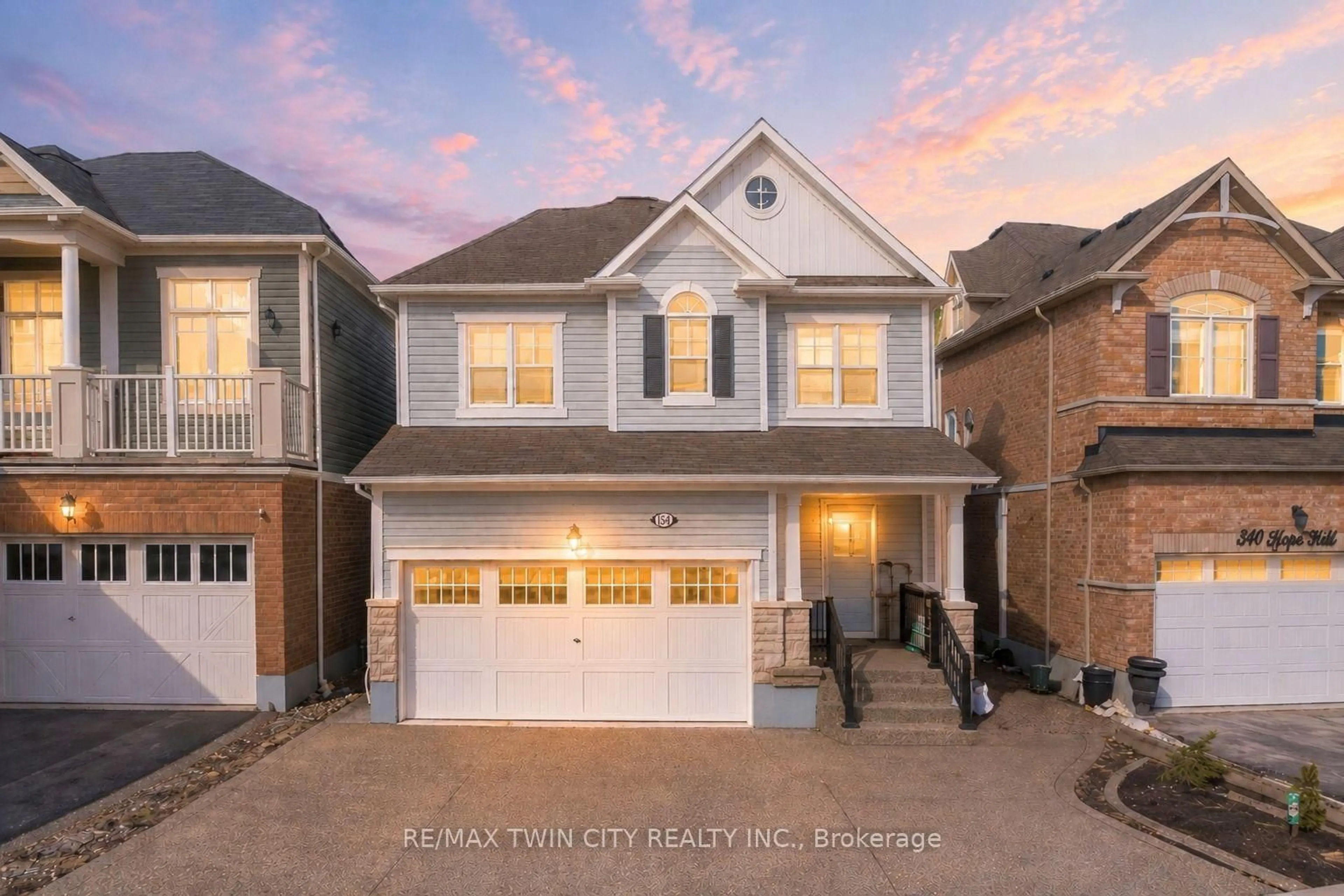 Home with brick exterior material, street for 334 Apple Hill Cres, Kitchener Ontario N2R 0E5