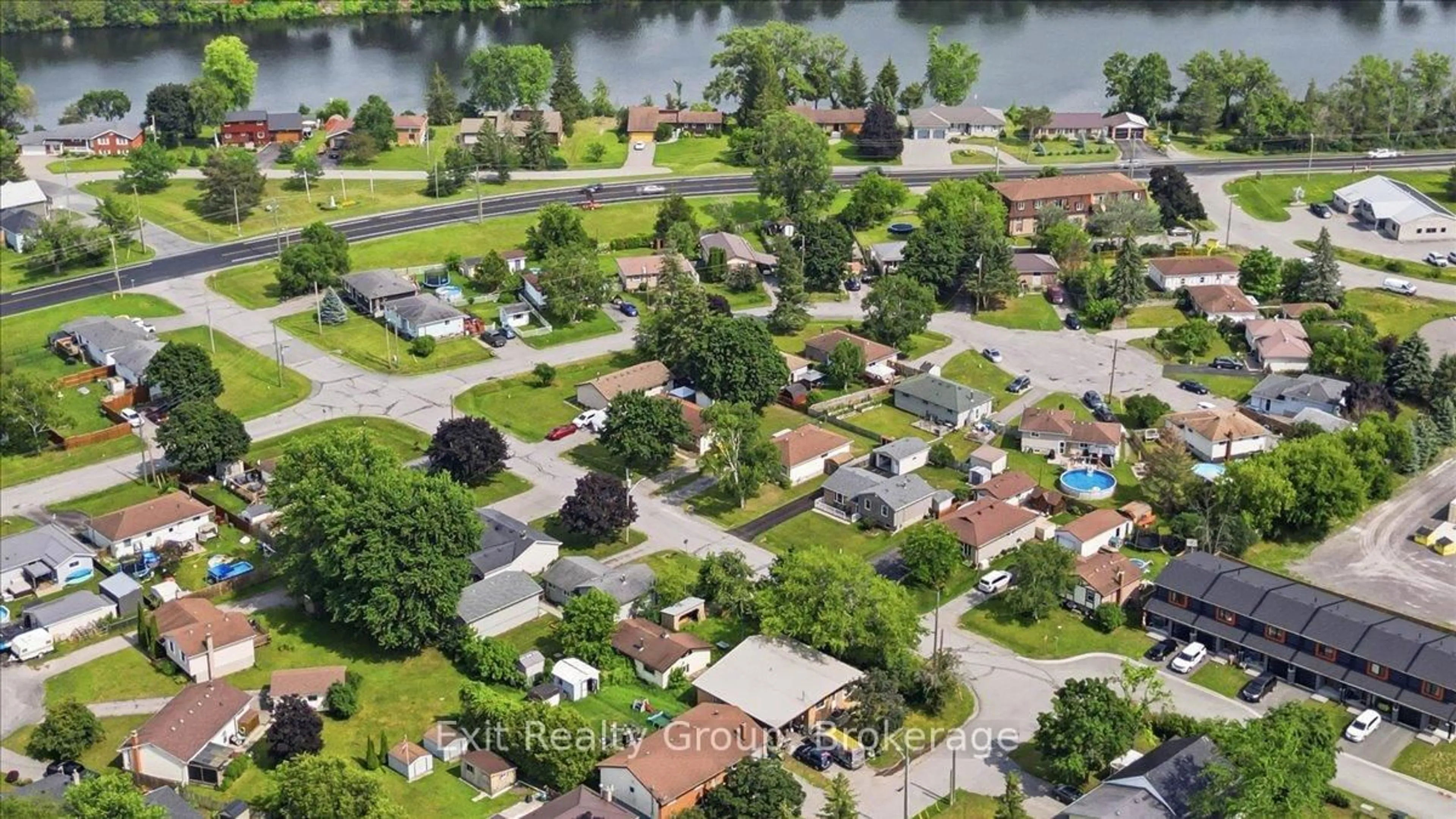 A pic from outside/outdoor area/front of a property/back of a property/a pic from drone, water/lake/river/ocean view for 51 Sidney Rd, Hastings Ontario K0K 2C0