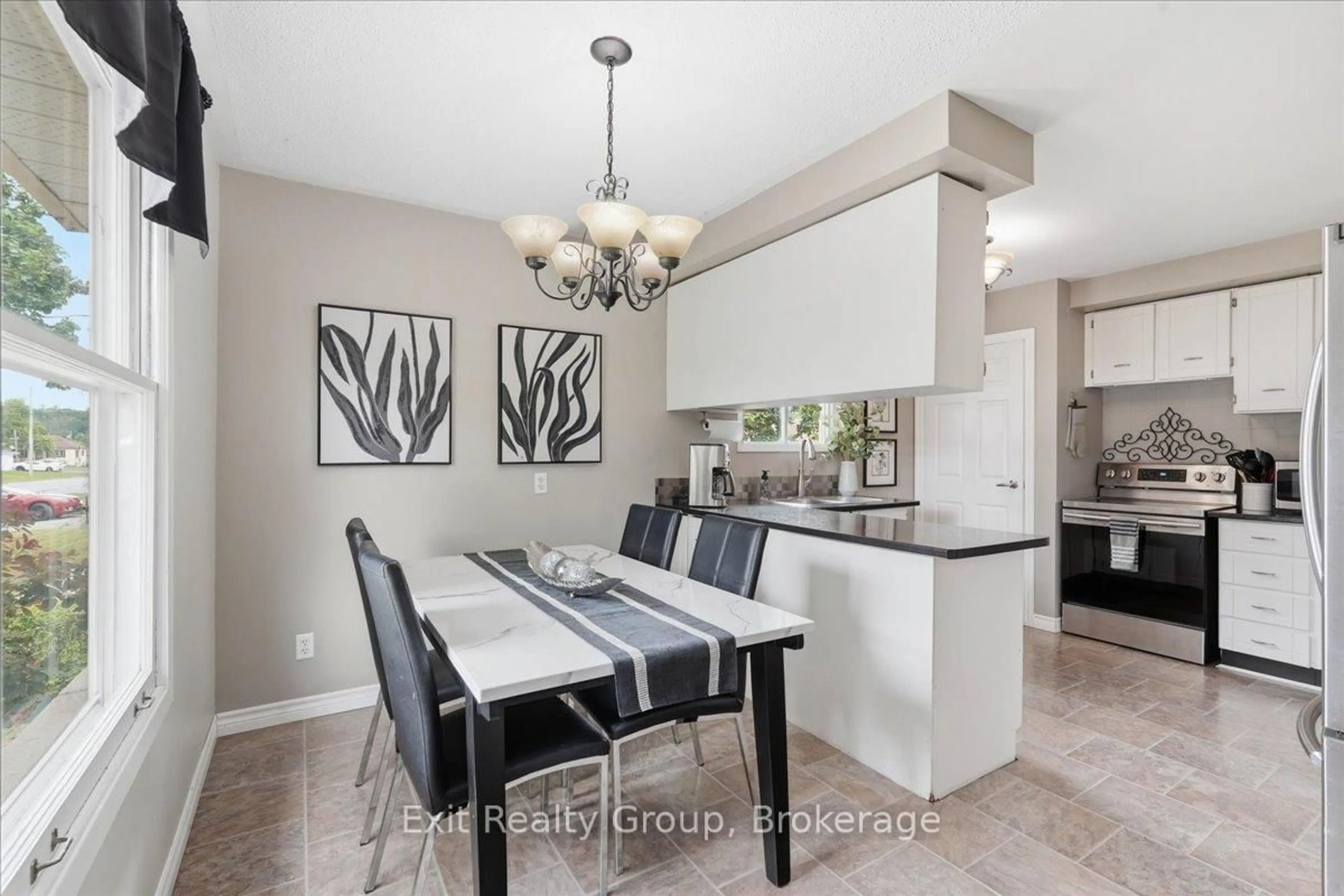 Open concept kitchen, ceramic/tile floor for 51 Sidney Rd, Hastings Ontario K0K 2C0