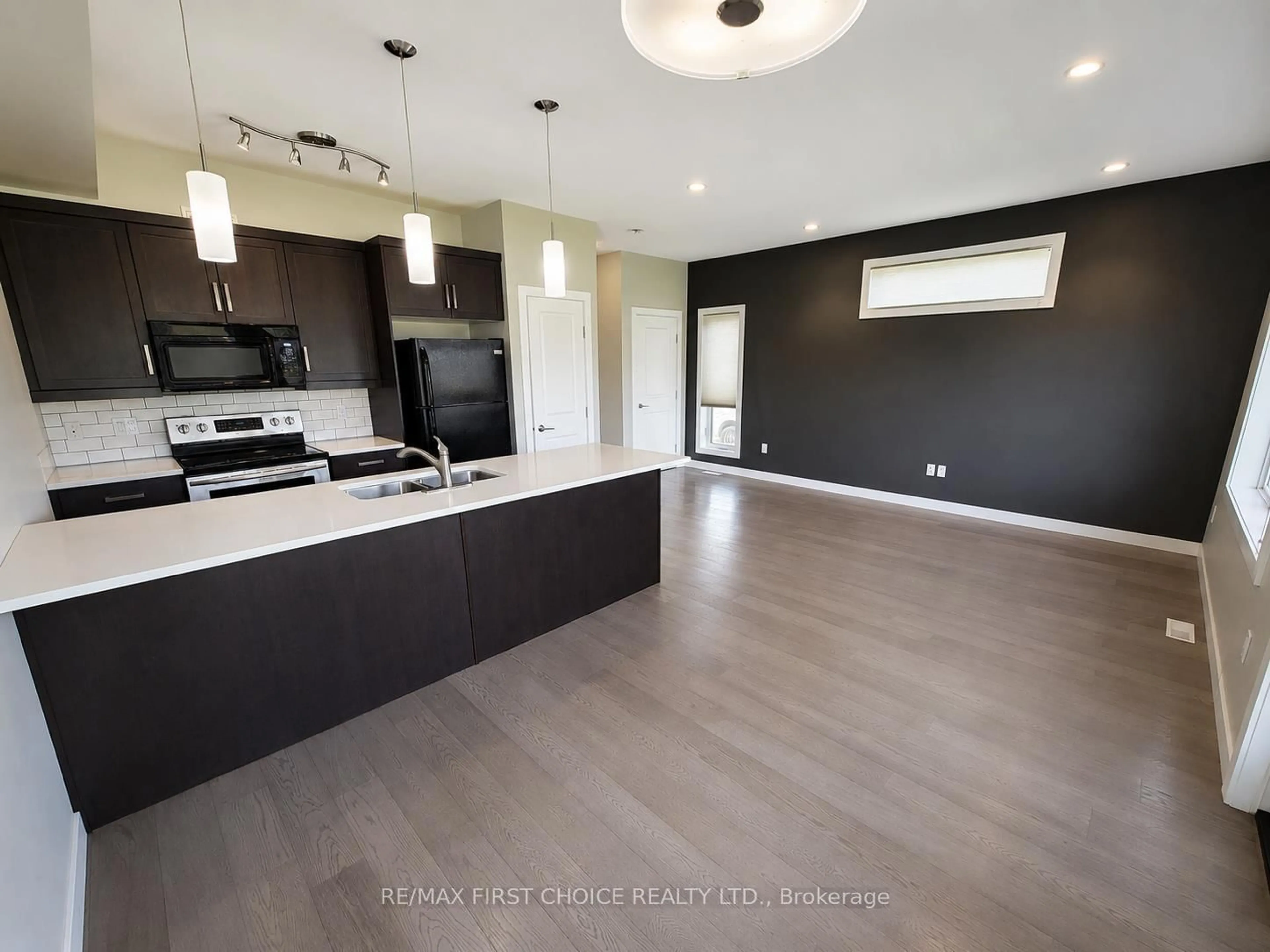 Open concept kitchen, unknown for 32 Linton Street, Emo Ontario P0W 1E0