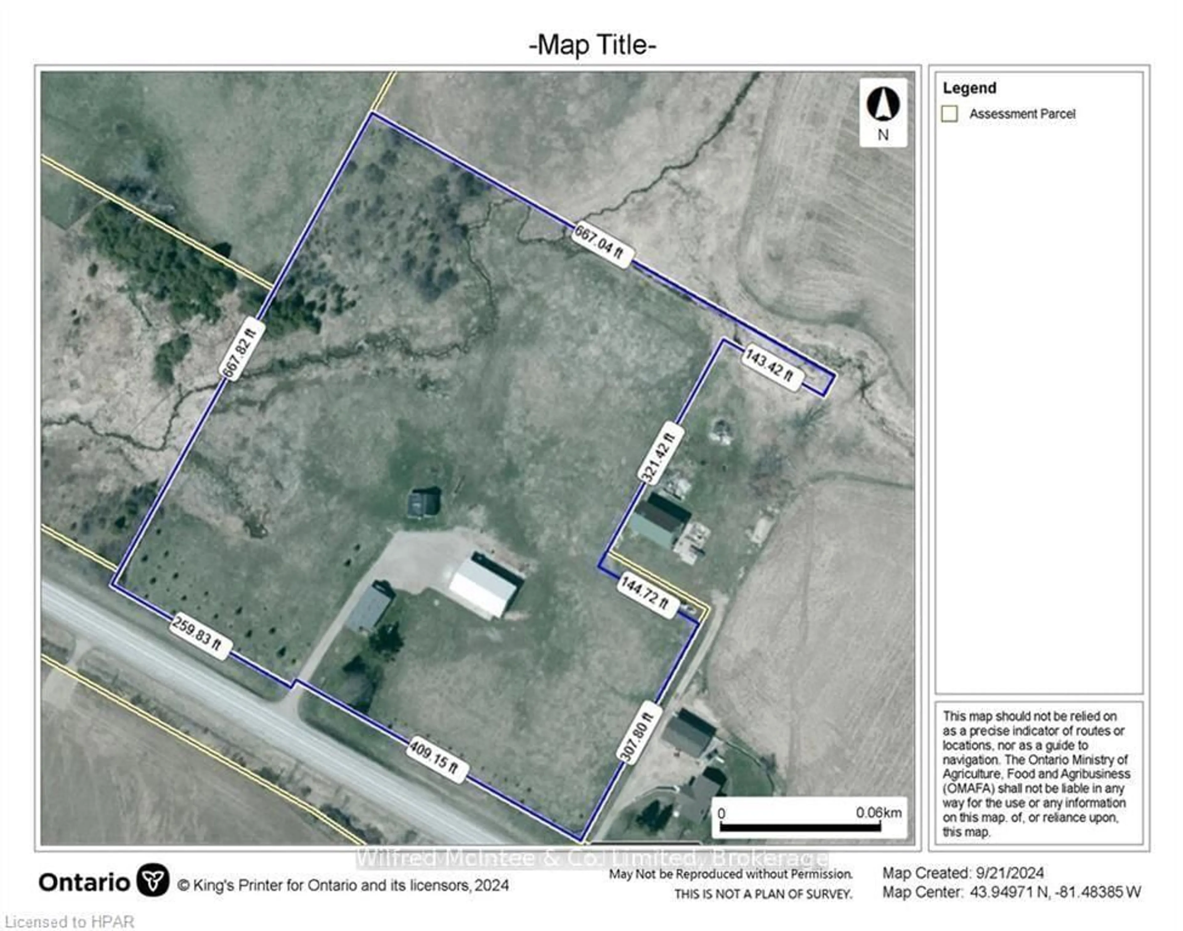 Picture of a map for 932 Bruce 86 Rd, Huron-Kinloss Ontario N0G 2H0