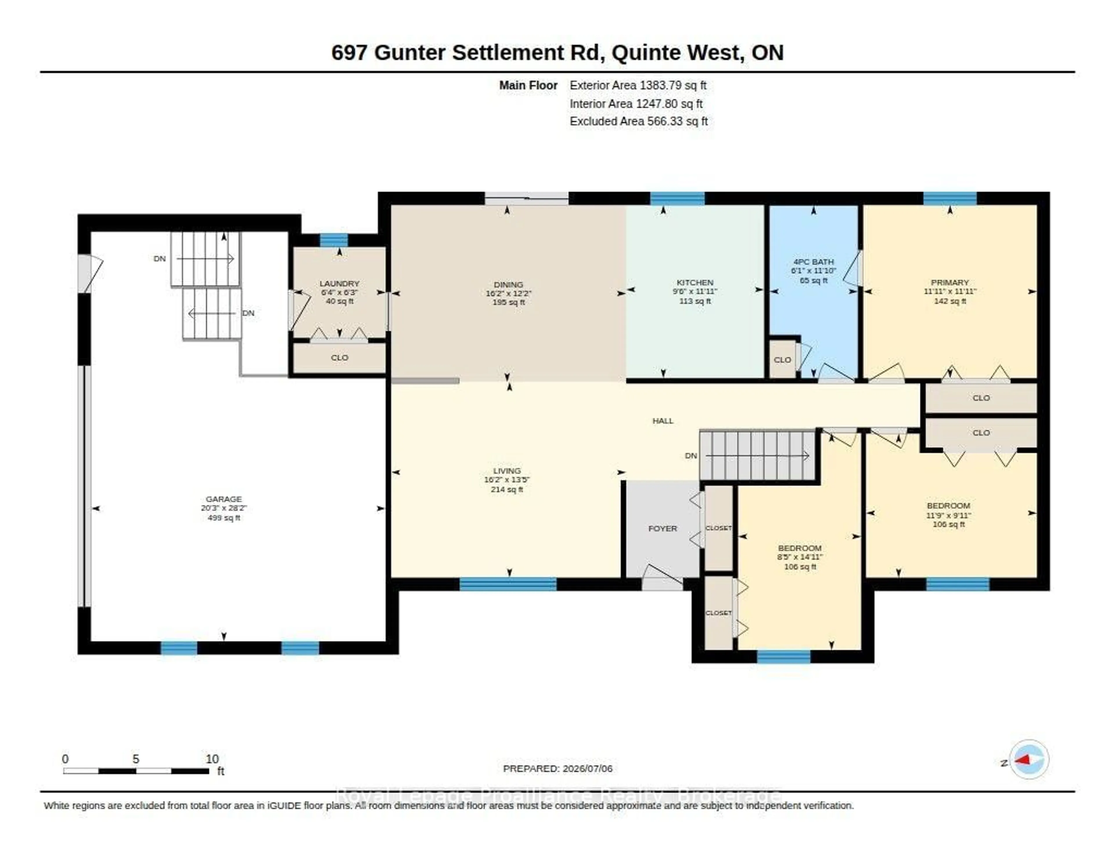Floor plan for 697 Gunter Settlement Rd, Quinte West Ontario K8V 5P6