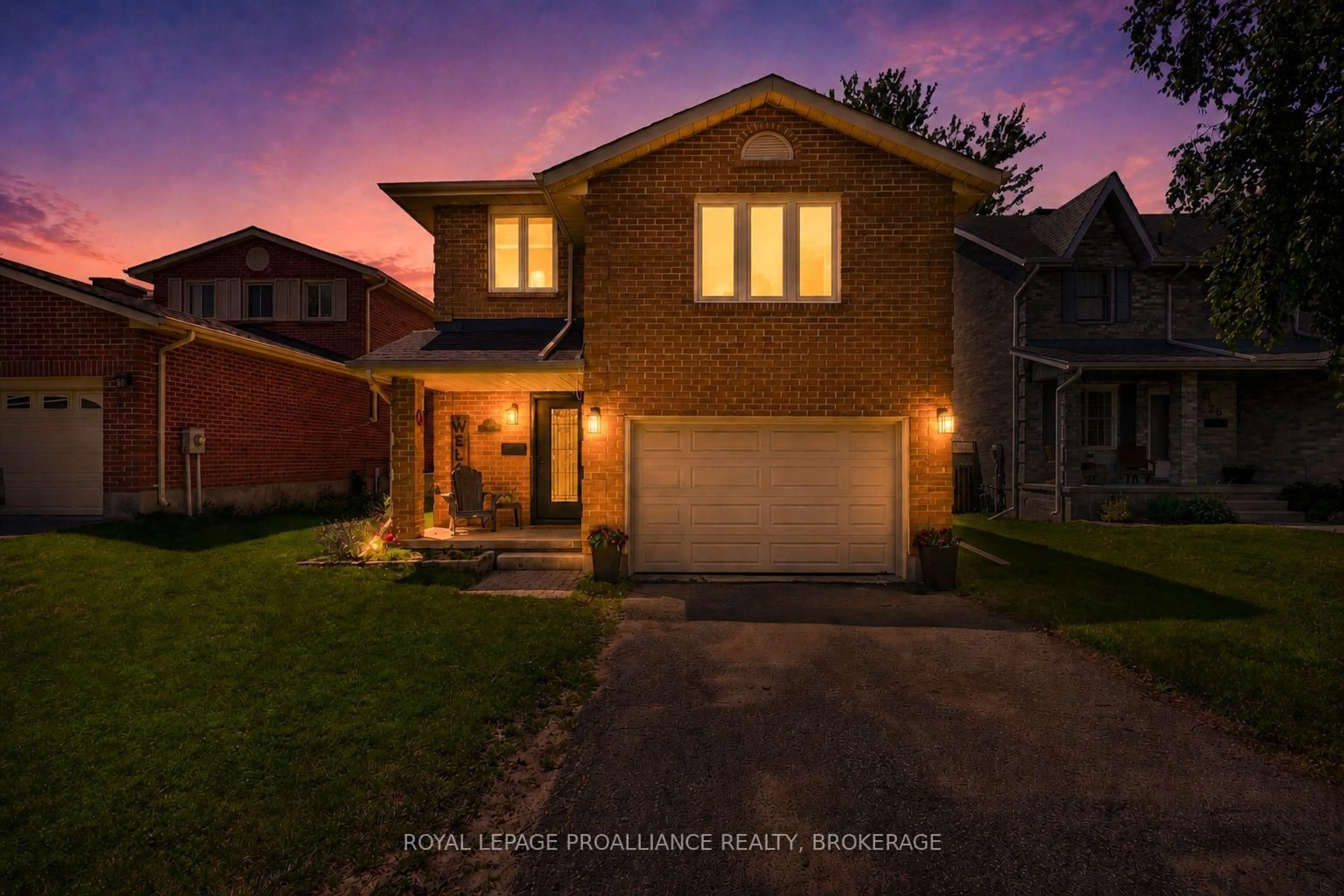 Home with brick exterior material, street for 24 Balmoral Crt, Kingston Ontario K7M 7T1