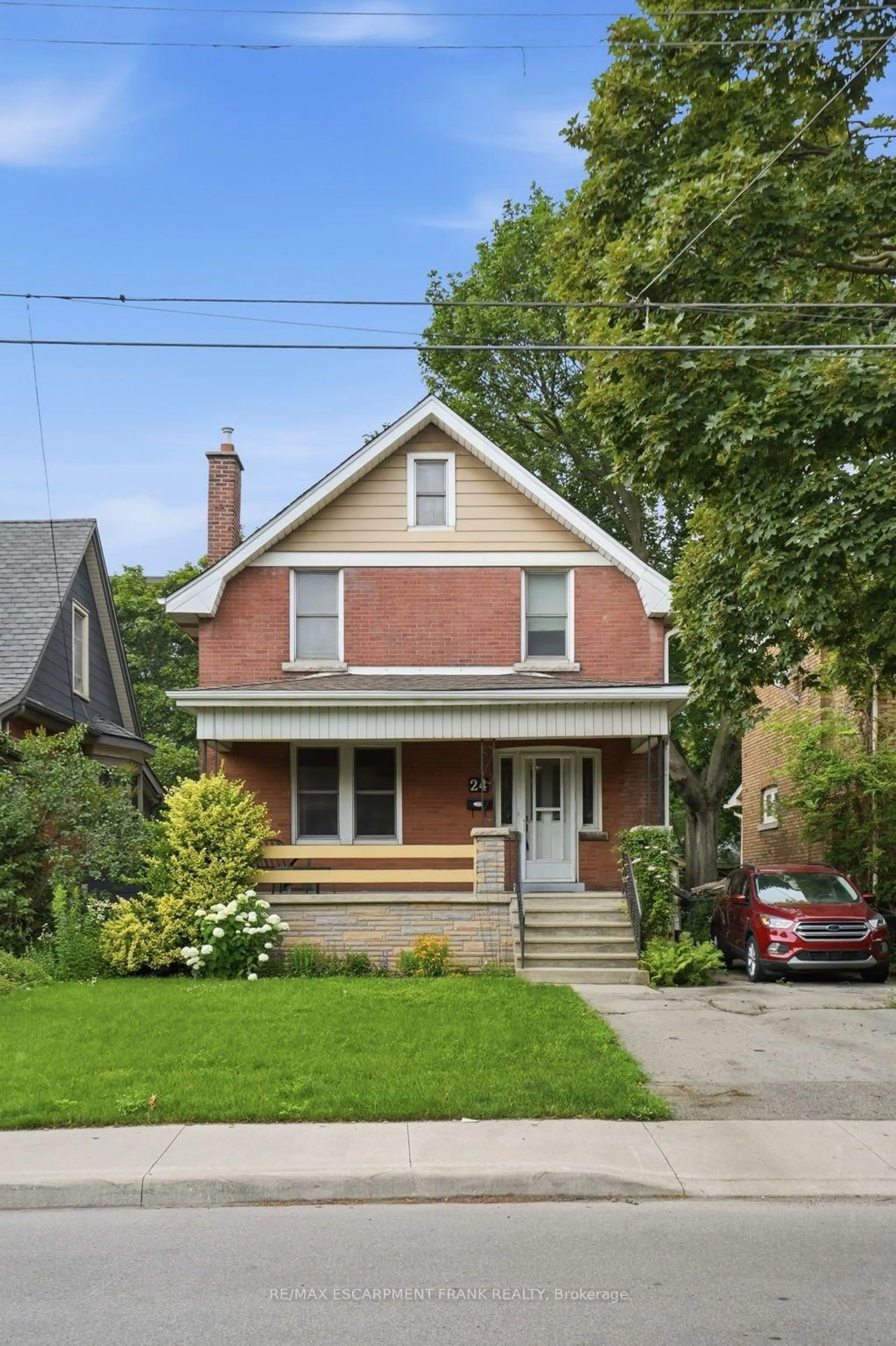 Home with brick exterior material, street for 24 Cliff Ave, Hamilton Ontario L8V 2R9