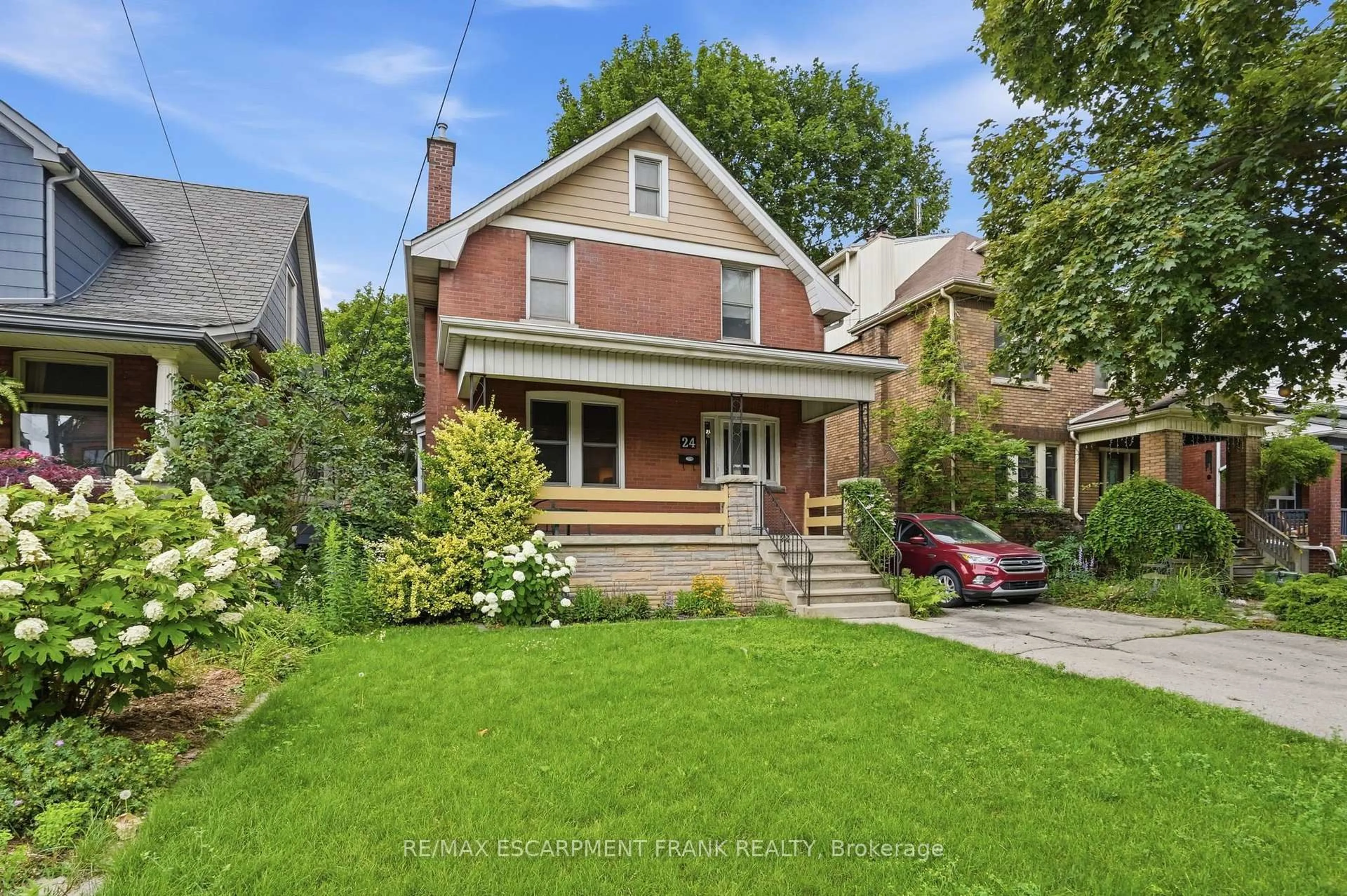 Home with brick exterior material, street for 24 Cliff Ave, Hamilton Ontario L8V 2R9