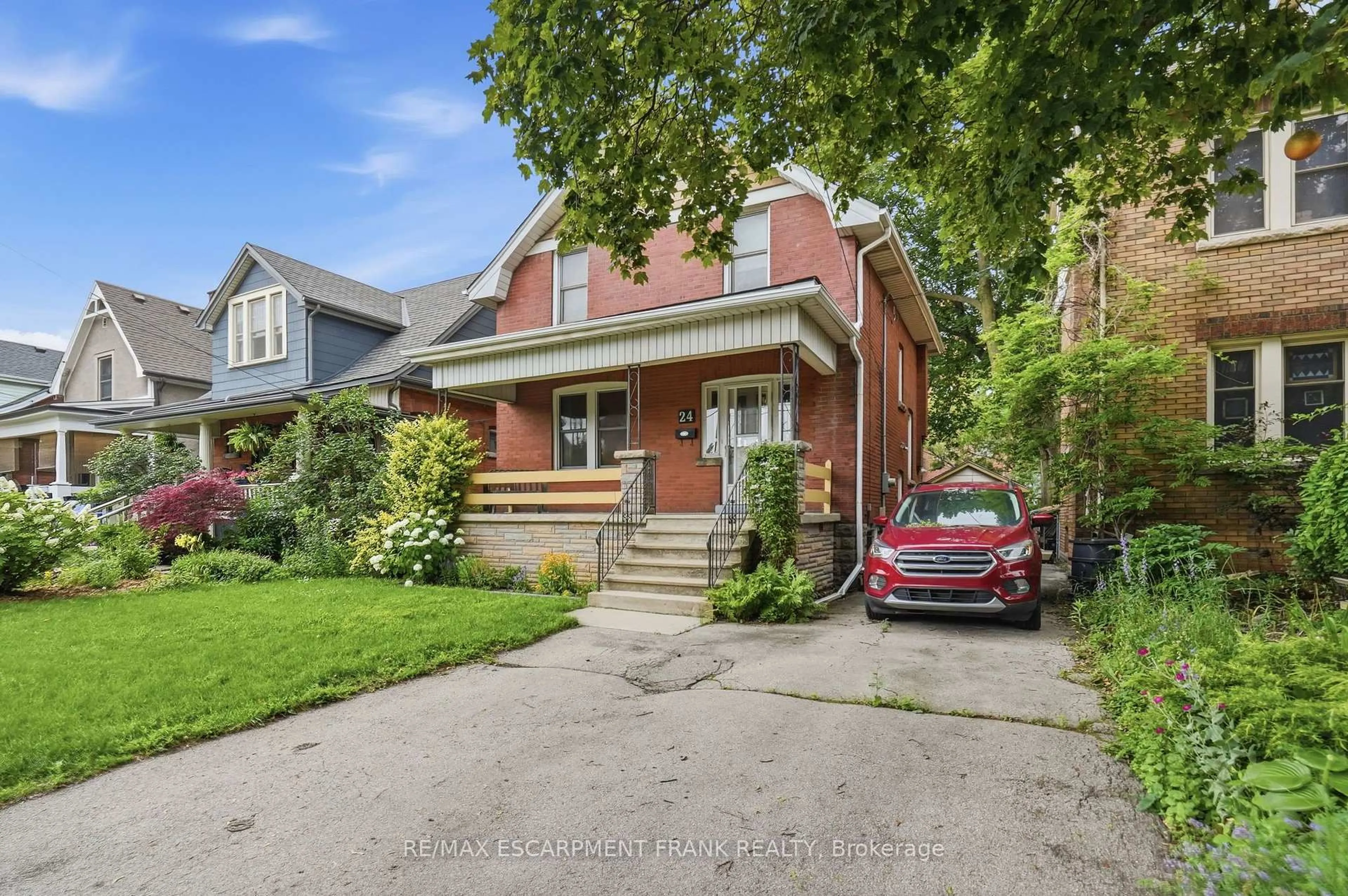 Home with brick exterior material, street for 24 Cliff Ave, Hamilton Ontario L8V 2R9