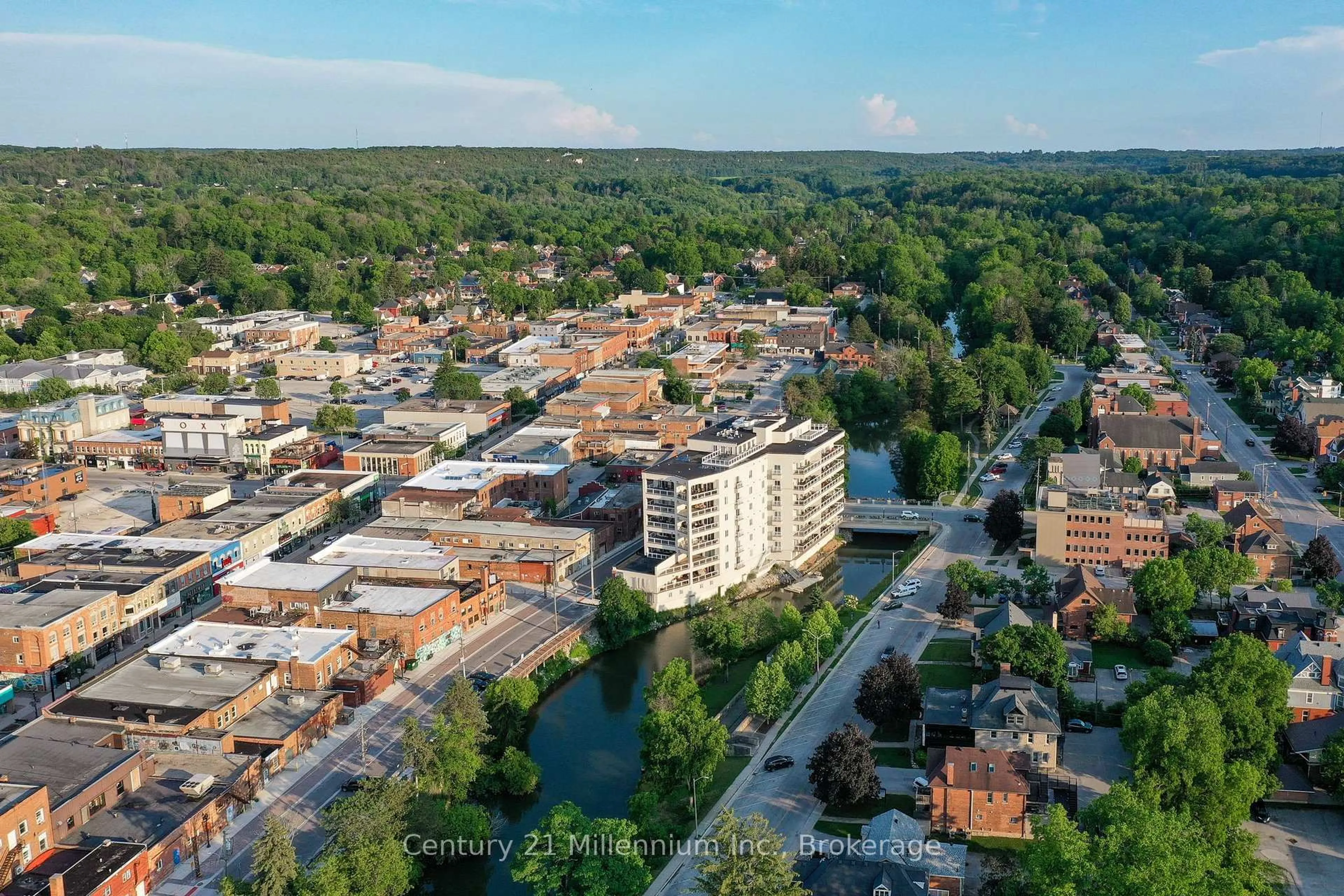 A pic from outside/outdoor area/front of a property/back of a property/a pic from drone, street for 80 9th St #604, Owen Sound Ontario N4K 1N4