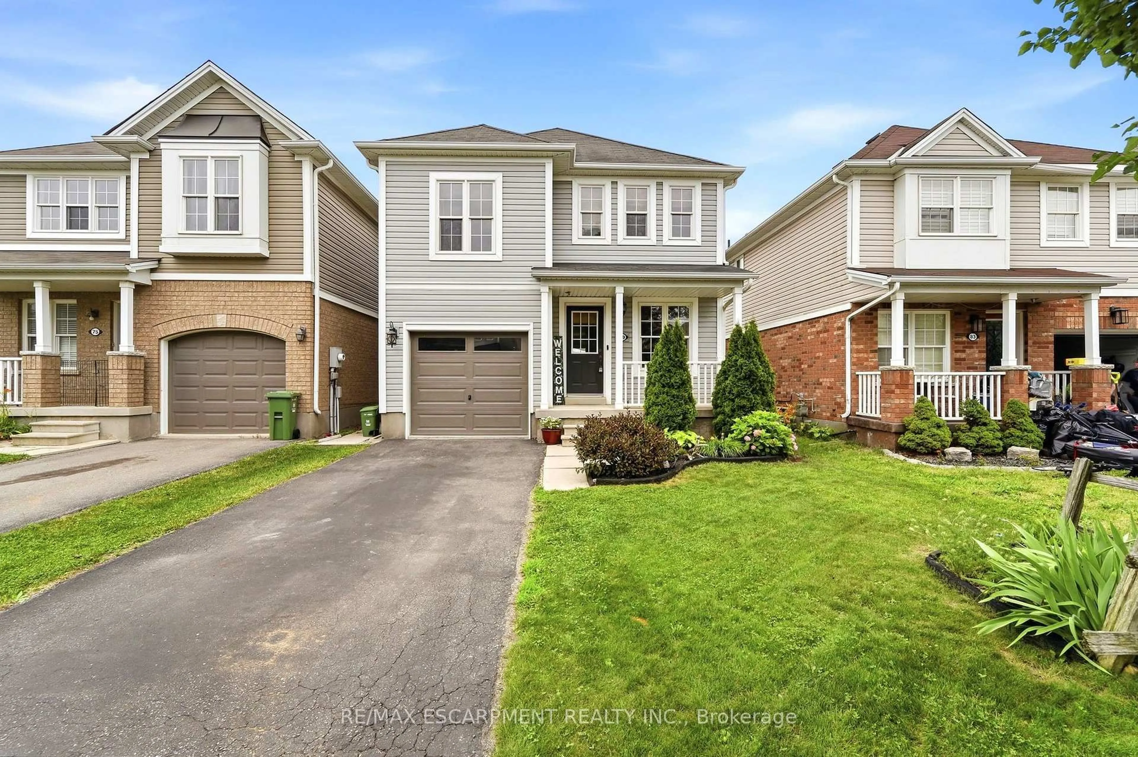 Home with vinyl exterior material, street for 79 Cleghorn Dr, Hamilton Ontario L0R 1C0